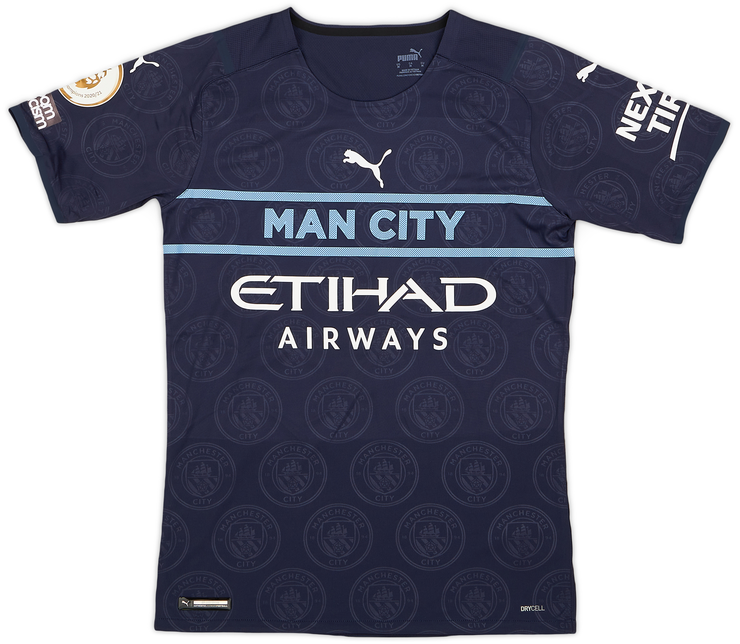 マンチェスター・シティ MAHREZ 26 シャツ 2021-22 Manchester City Match Issue Third Shirt Mahrez #26