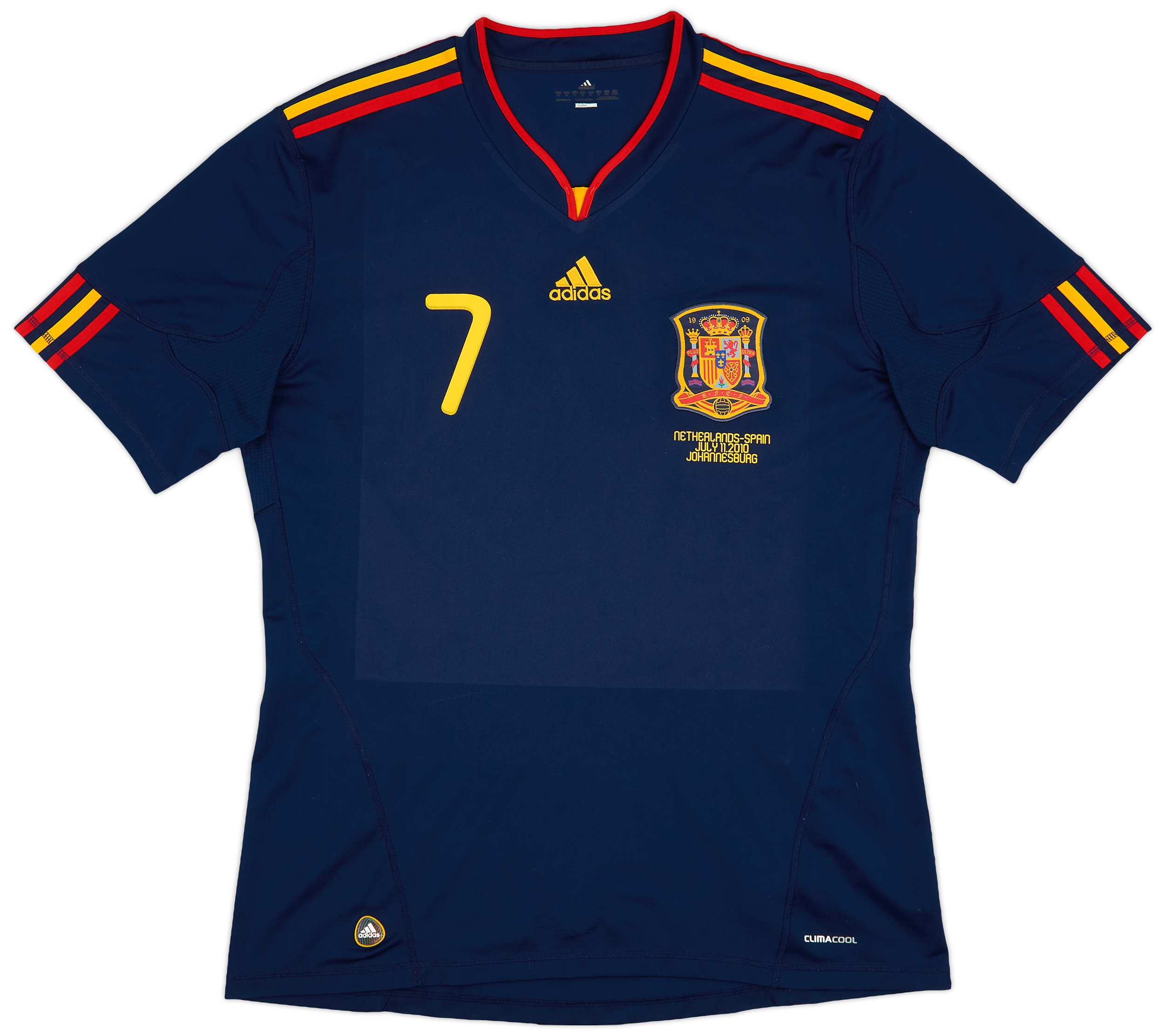 アトレティコ・マドリード110周年DAVID VILLA 9 ユニフォーム正規品 2010-11 Spain World Cup Final Away Shirt David Villa #7 - 9