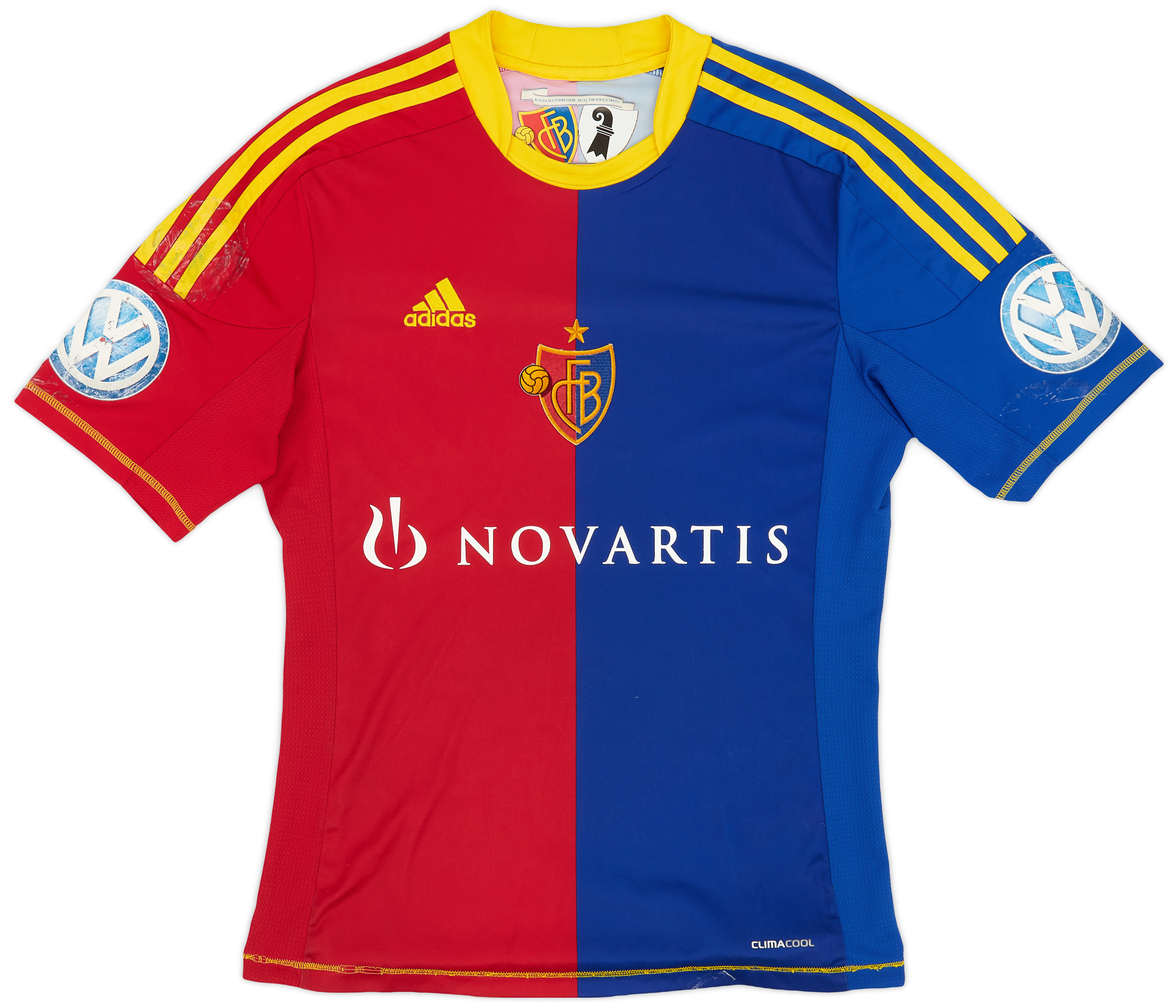 Maillot FC Bâle Adidas 2014-2016 - Taille S Adulte, Occasion