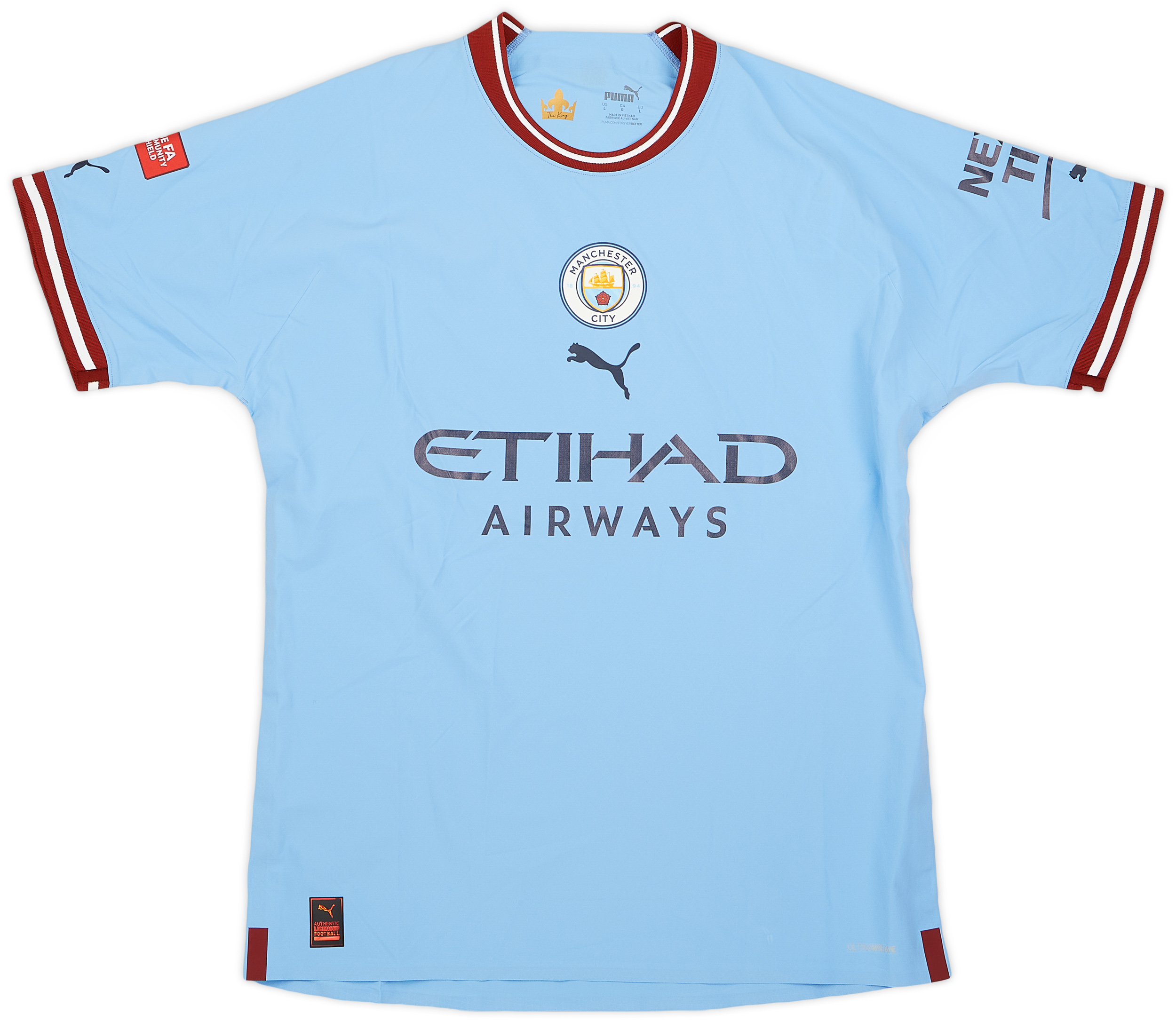 Man city best sale shirt community shield