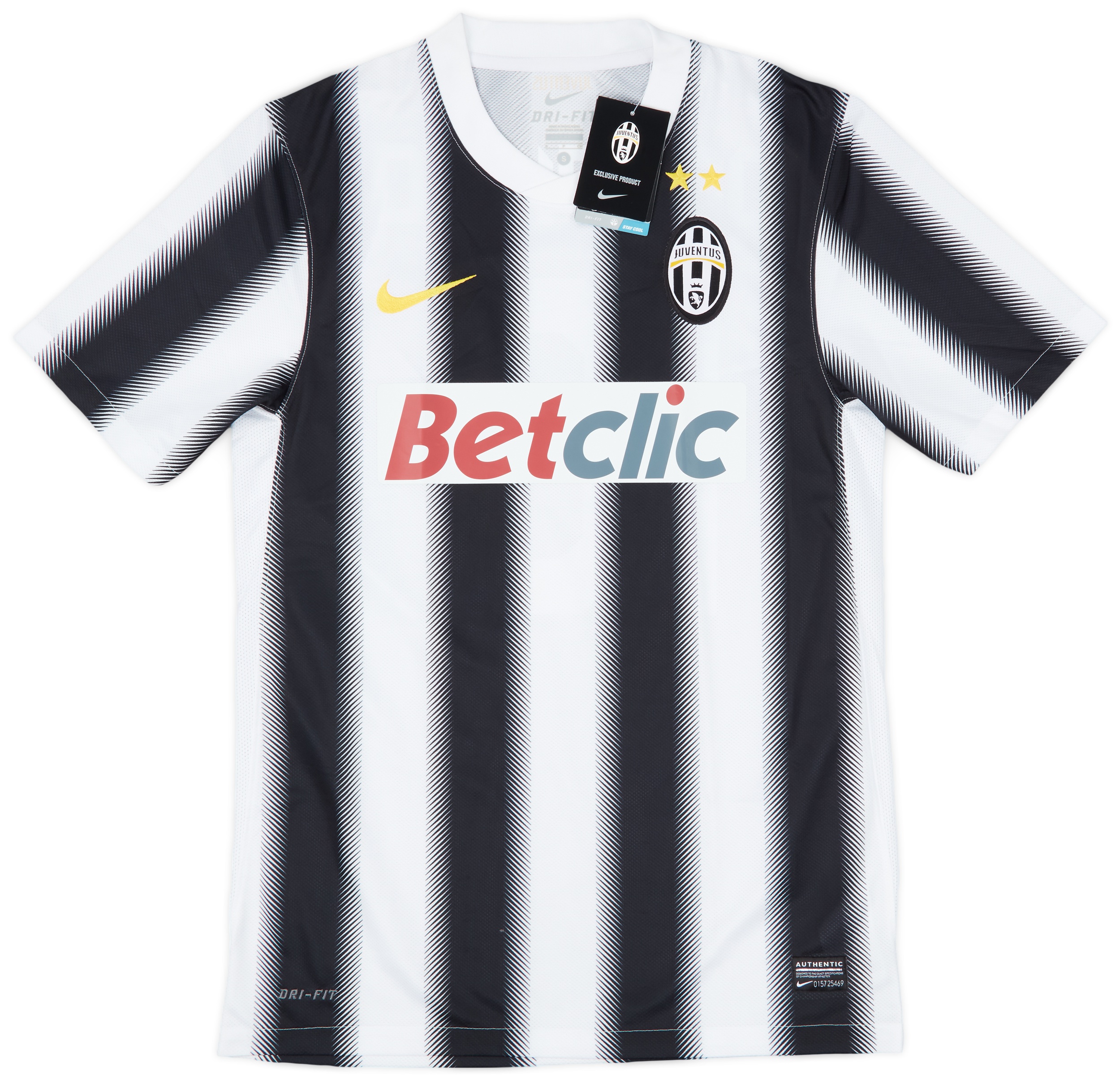 Juventus 11-12 DEL PIEROホーム長袖ユニフォーム Del Piero Juventus Nike Soccer Long Sleeve Jersey Kit 11/12