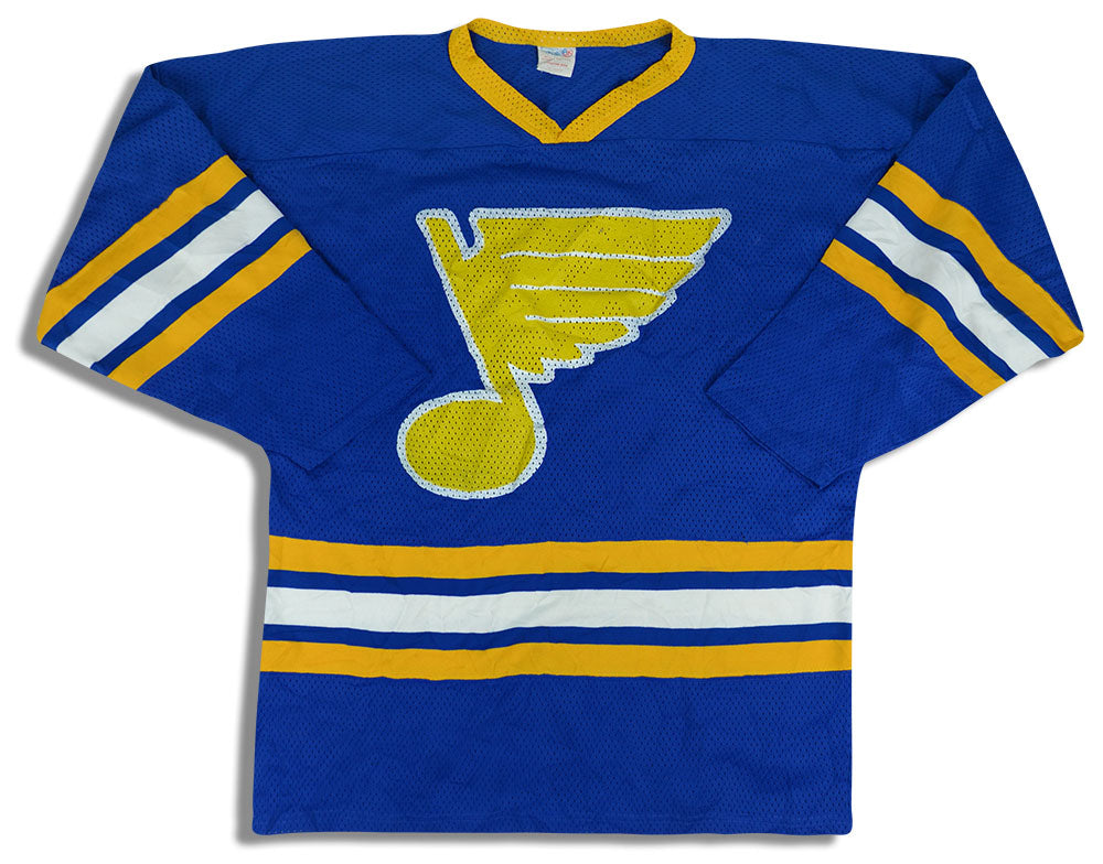 1980s St. Louis Blues #9 Athletic Knit Jersey (Away) XXL