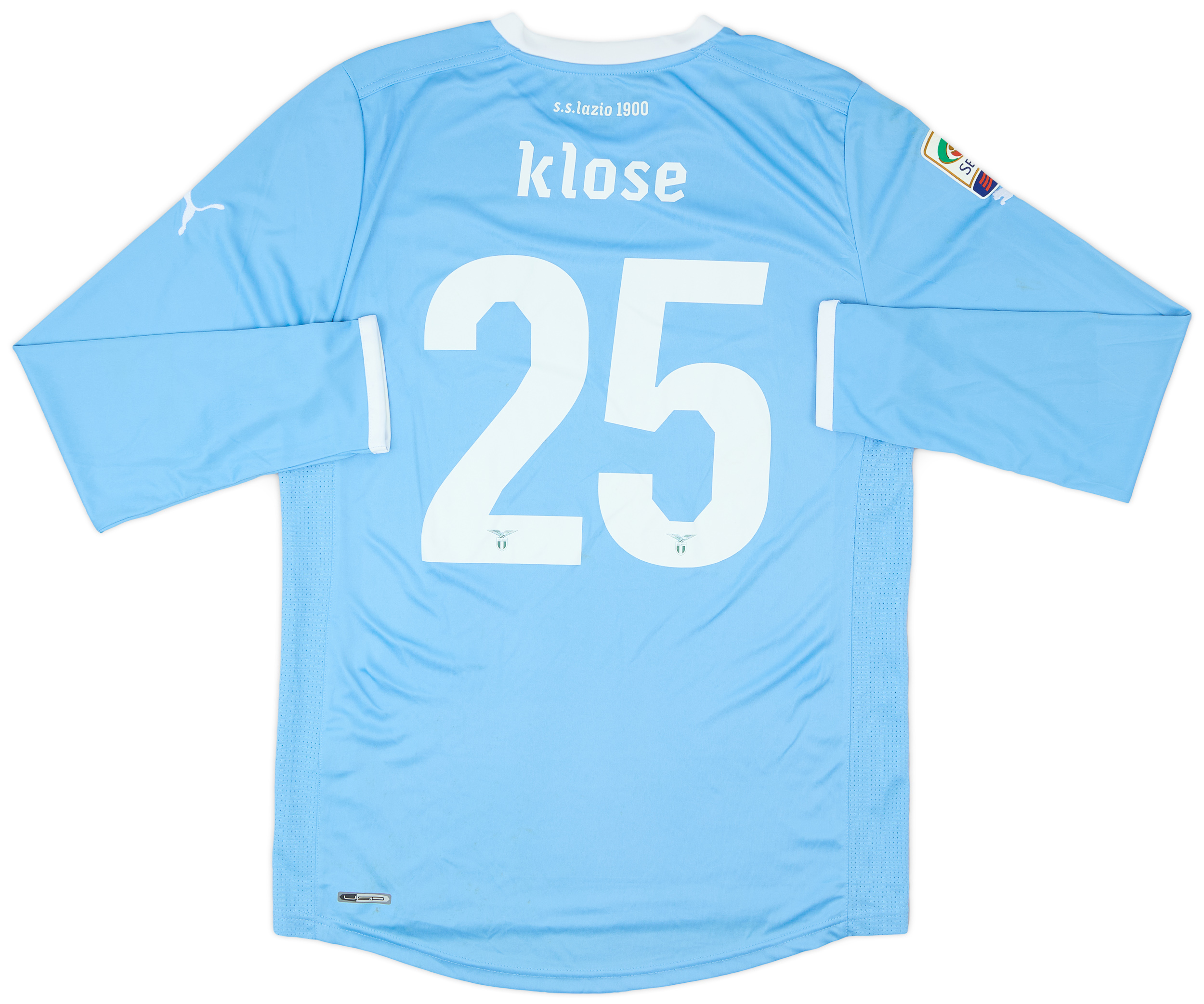 2011-12 Lazio Match Issue Home Shirt Klose #25