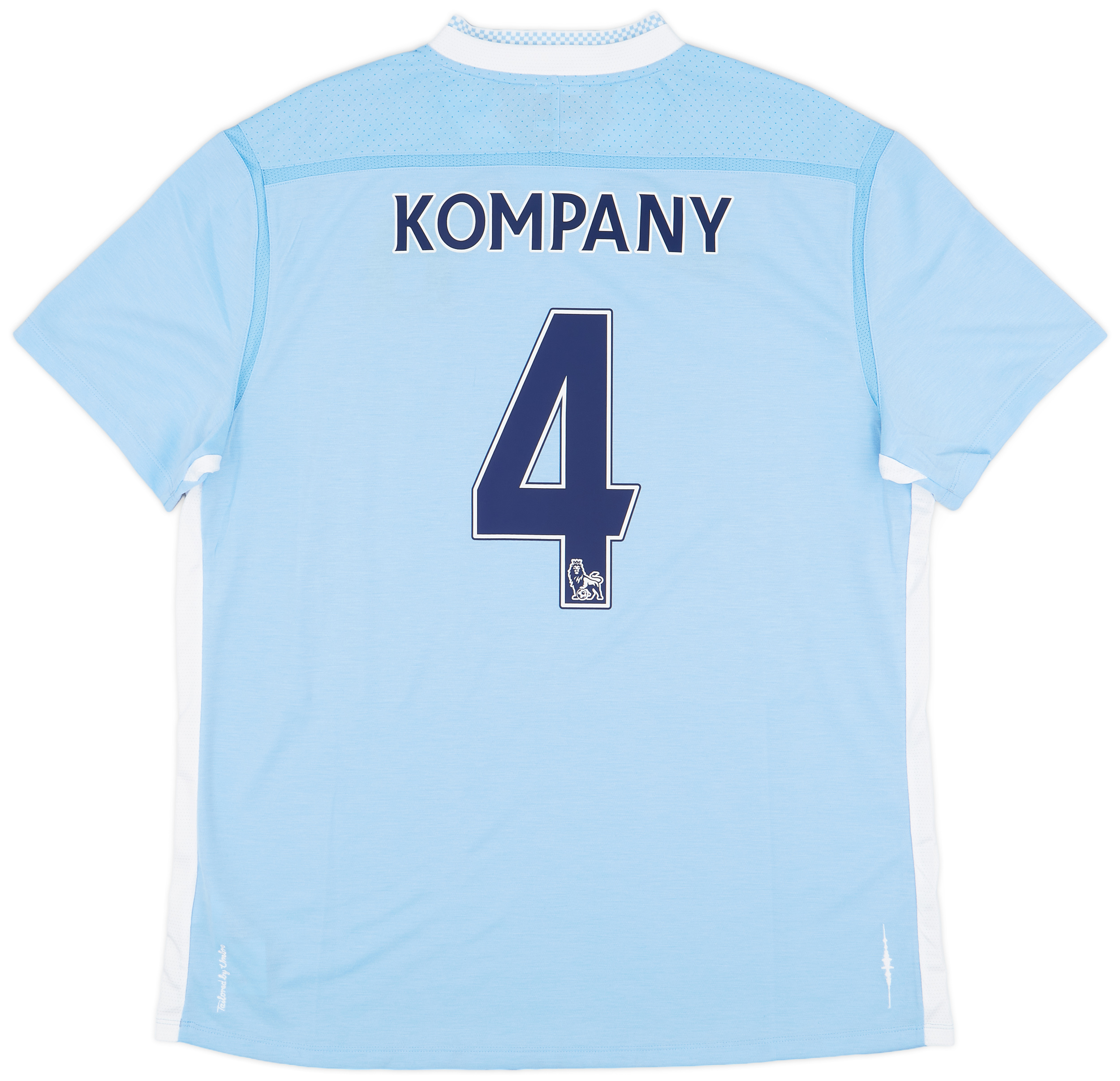 2011-12 Manchester City Home Shirt Kompany #4 - 9/10 - (XL)