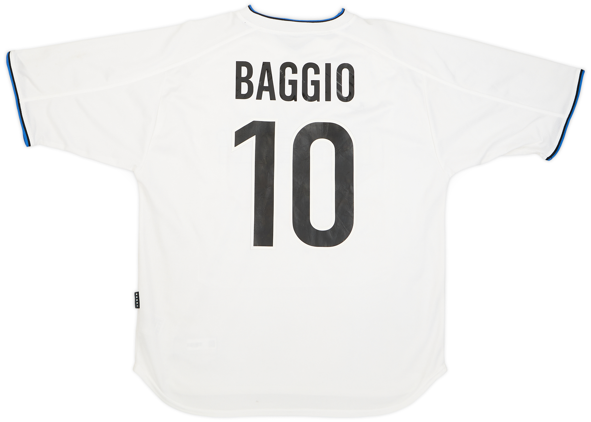 1999-00 Inter Milan Away Shirt Baggio #10 - 8/10 - (L)