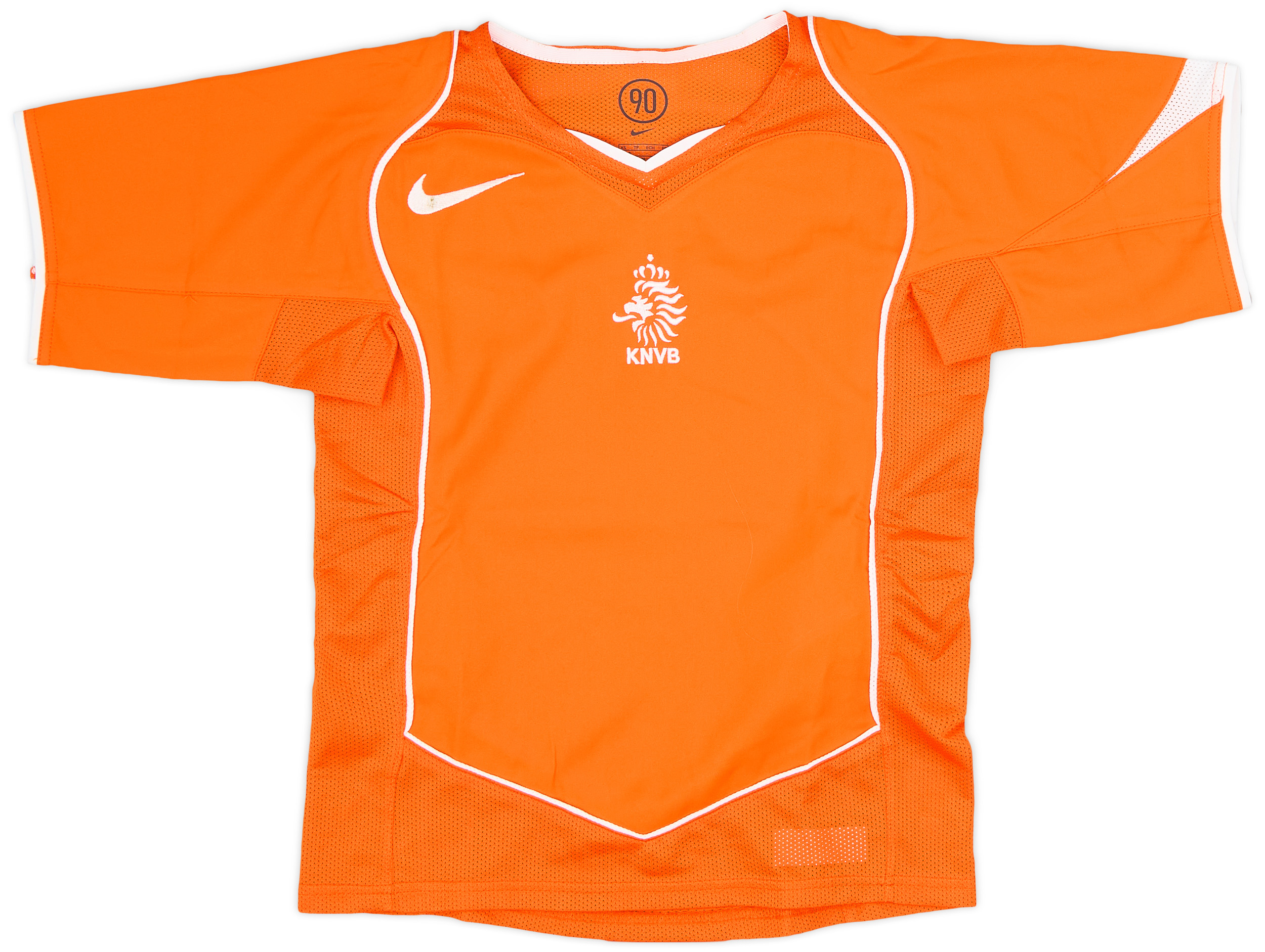 ウェア NETHERLANDS- 2004 (Home) 2004-06 Netherlands Home Shirt - 8/10 - (XS.Boys)