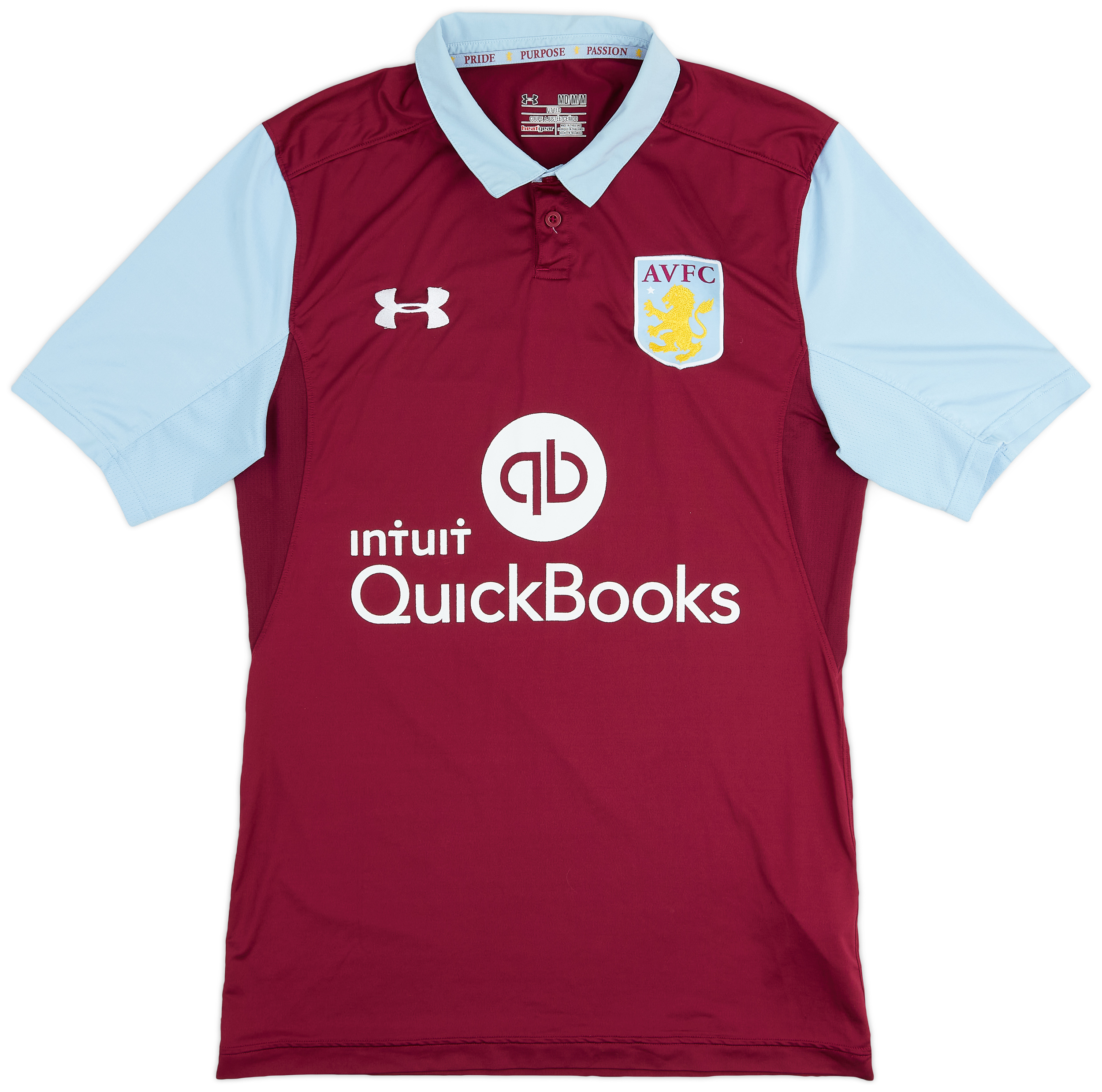 2016-17 Aston Villa Home Shirt - 9/10 - (M)