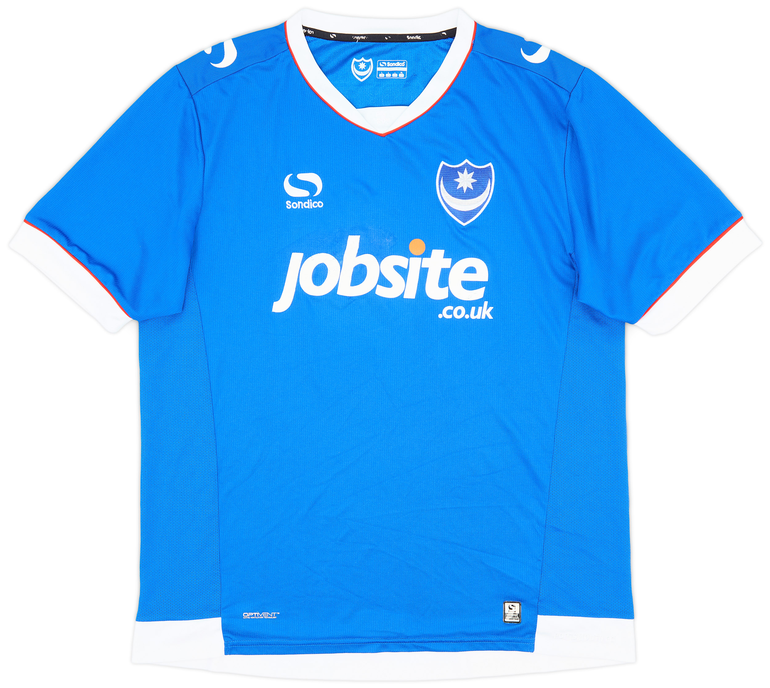 Maillot Portsmouth FC – Sylvain Distin – Matchworn / Porté Sur Le Terrain