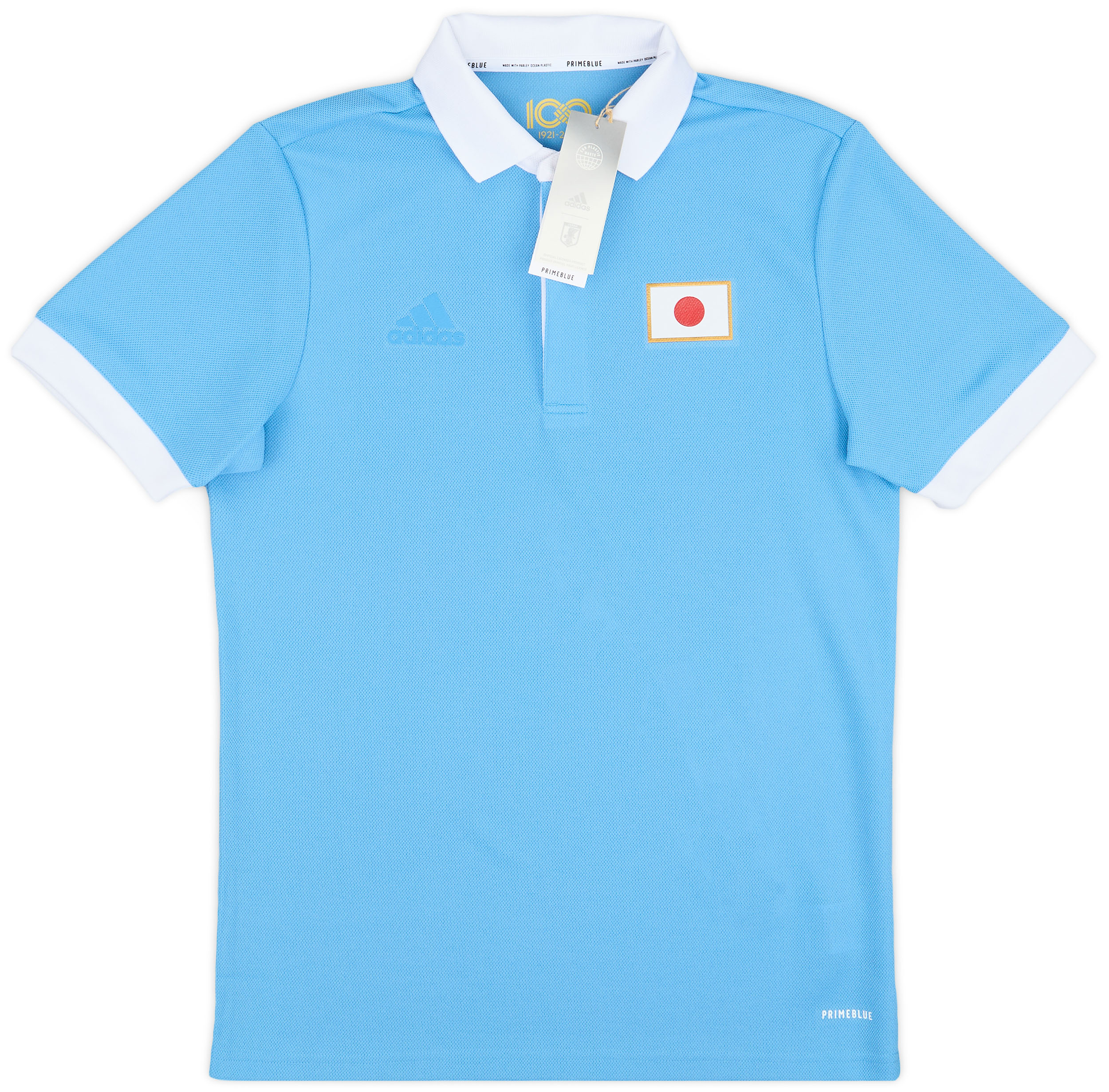 サッカー日本代表adidas PRIMEBLUE 水色 シャツ 100周年記念 db8647d20ebfb8e8ccfadbd9553668