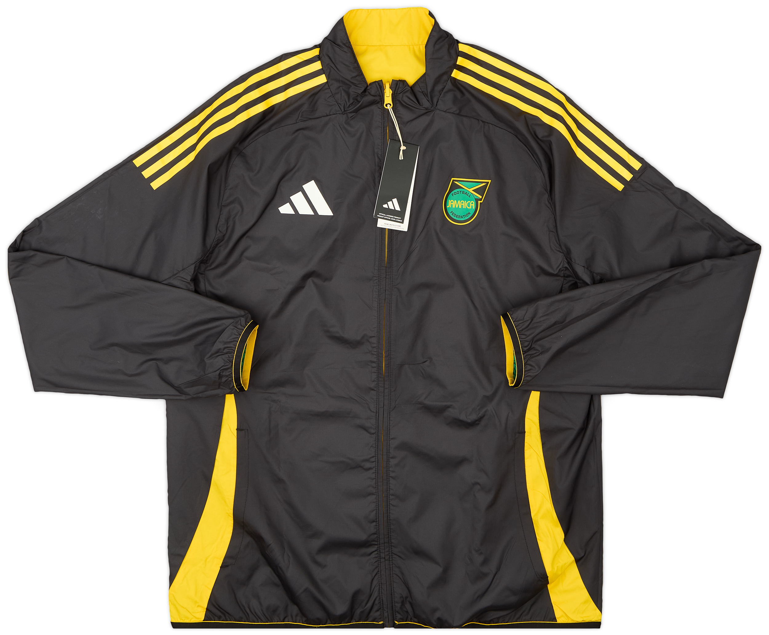 adidas Jamaica Men's Reversible Anthem Jacket (US, Alpha