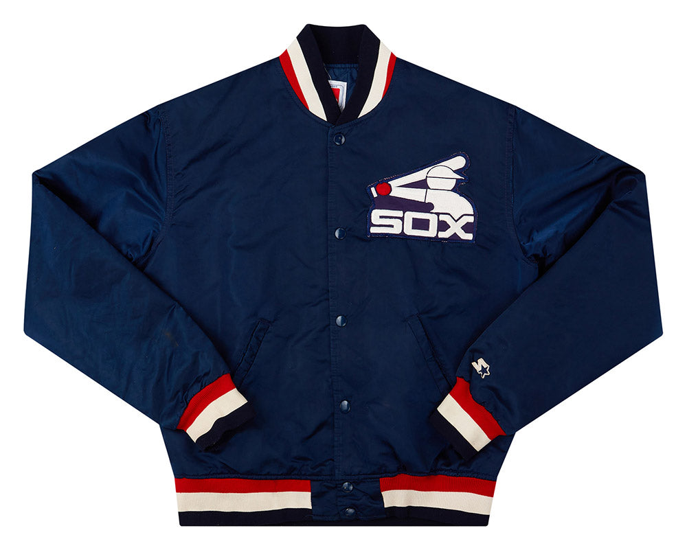 1980s Chicago White Sox Starter Satin Varsity Jacket M