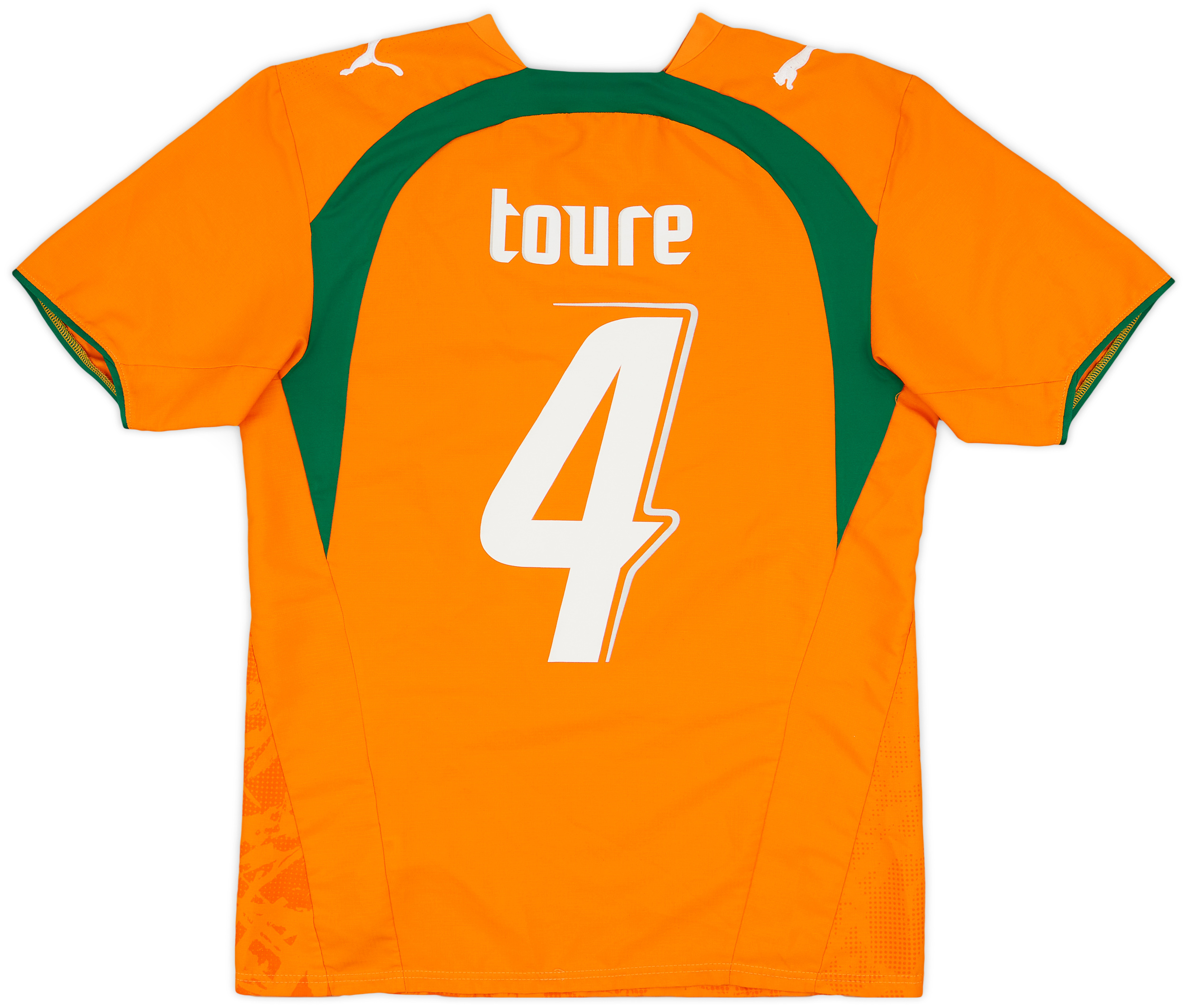 2006-07 Ivory Coast Home Shirt Toure #4 10/10 (S)