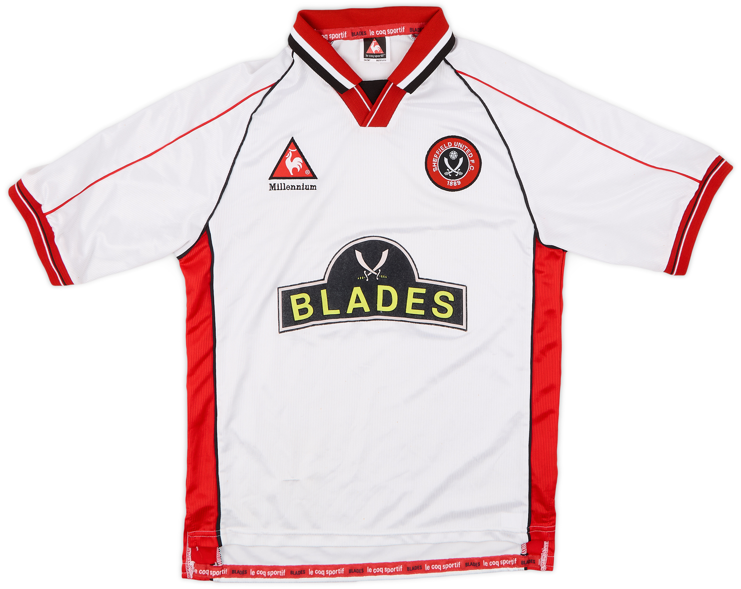 Maillot rétro MANCHESTER UNITED away 1995 BECKHAM - Les Voyages En