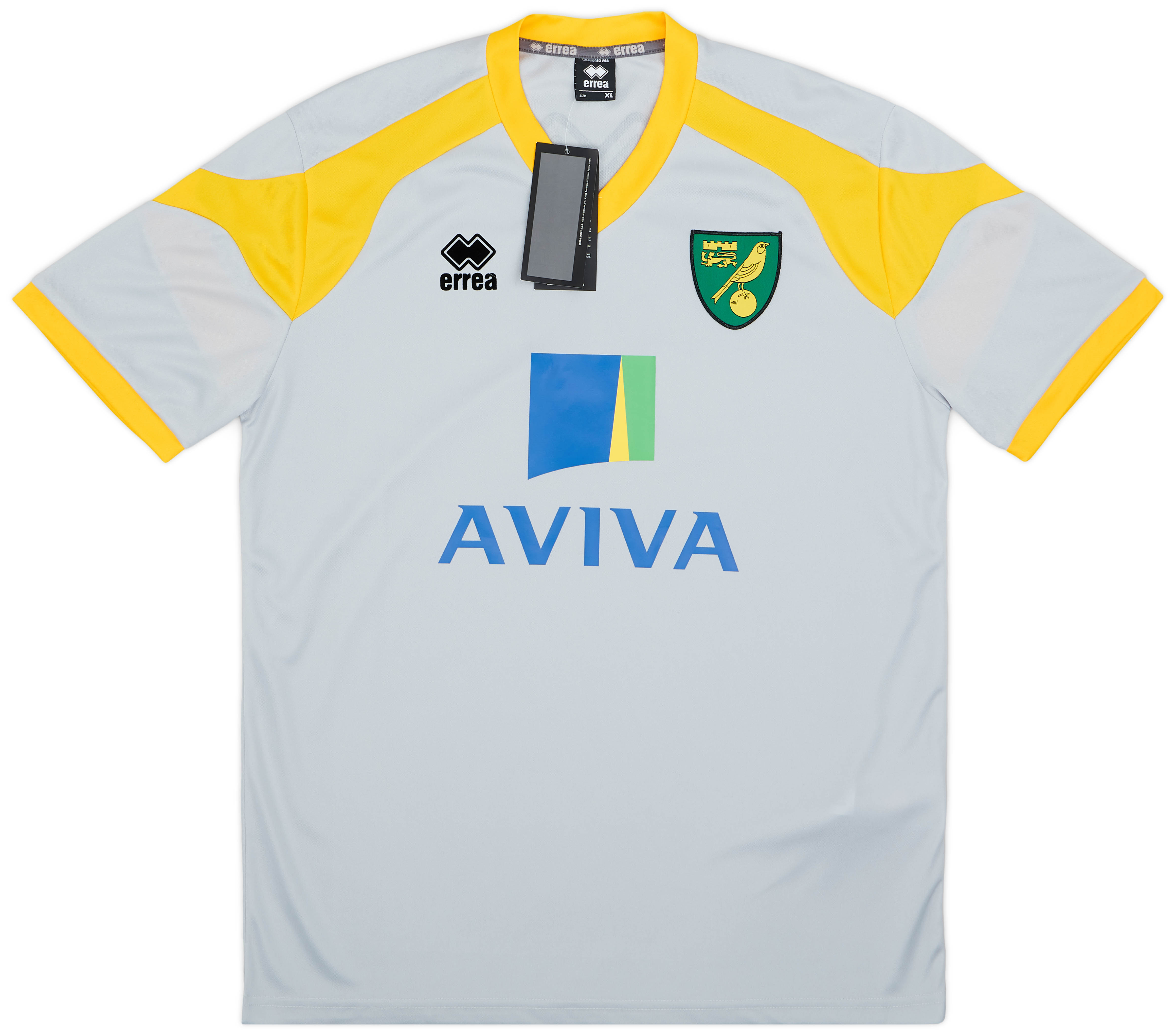 MN181 ERREA NORWICH CITY FC Maillot De Match Extérieur Homme 2017/18