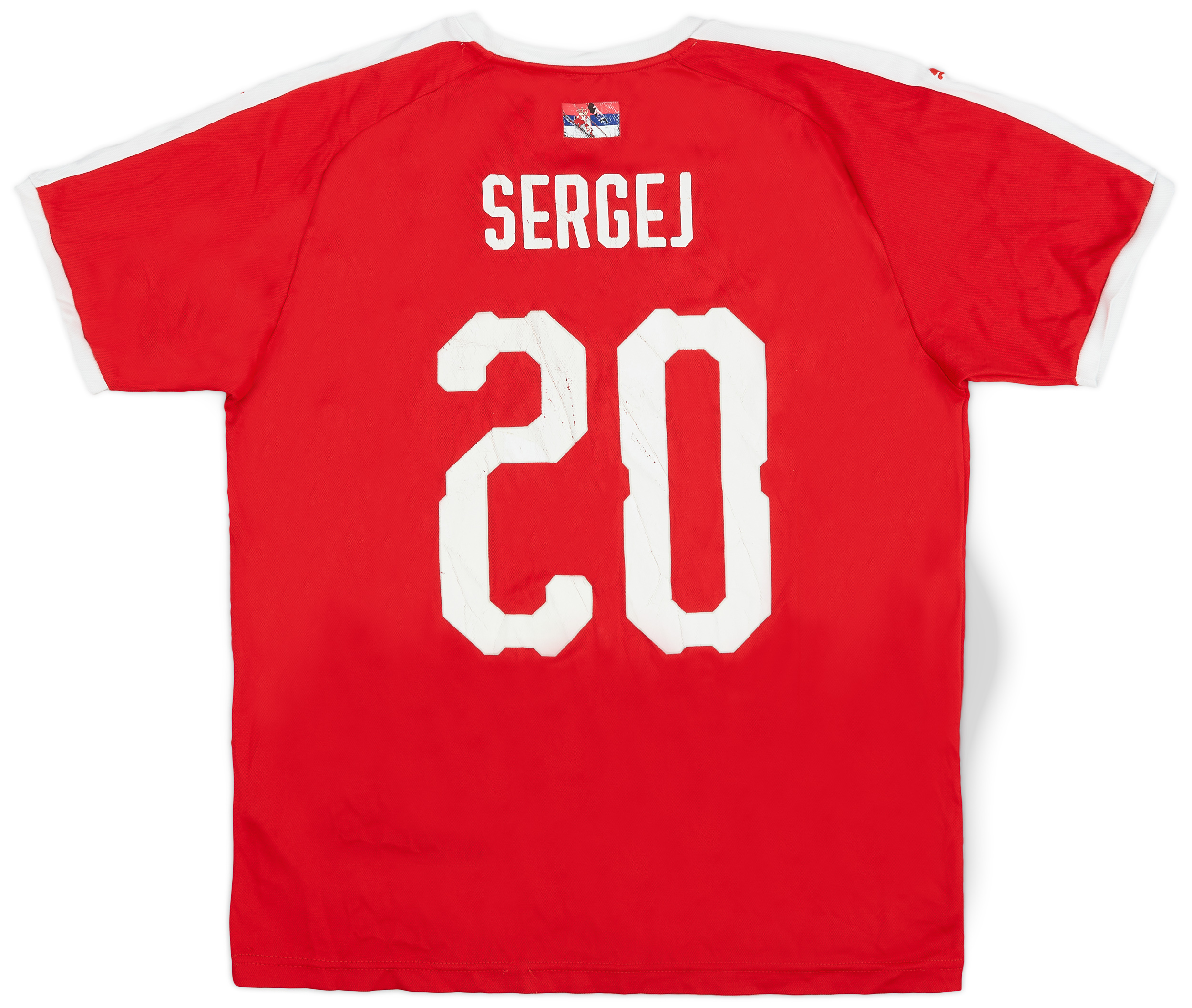 2018-19 Serbia Home Shirt Sergej #20 - 6/10 - (M)