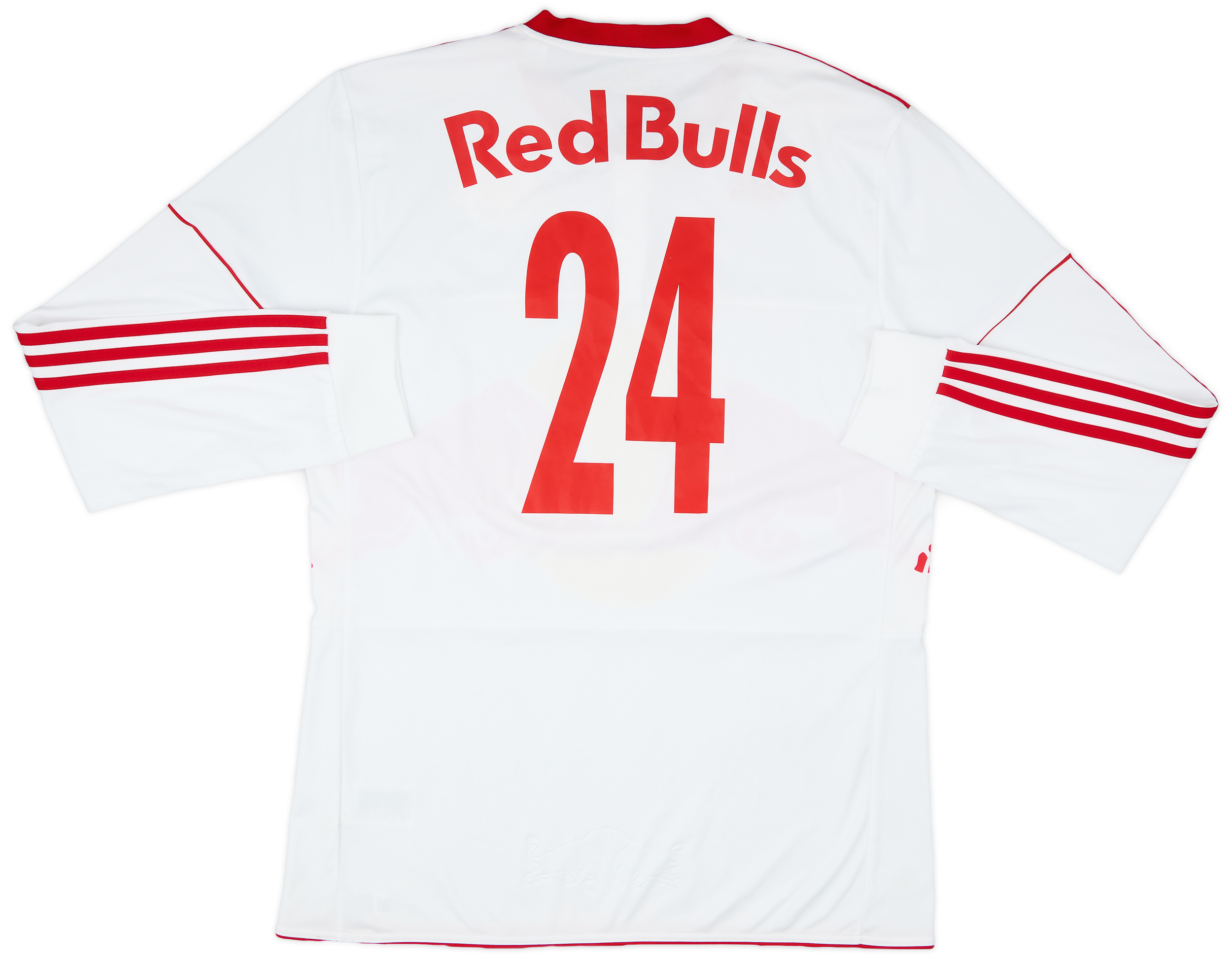 2010-12 Red Bull Salzburg Home L/S Shirt #24 - 9/10 - (L)