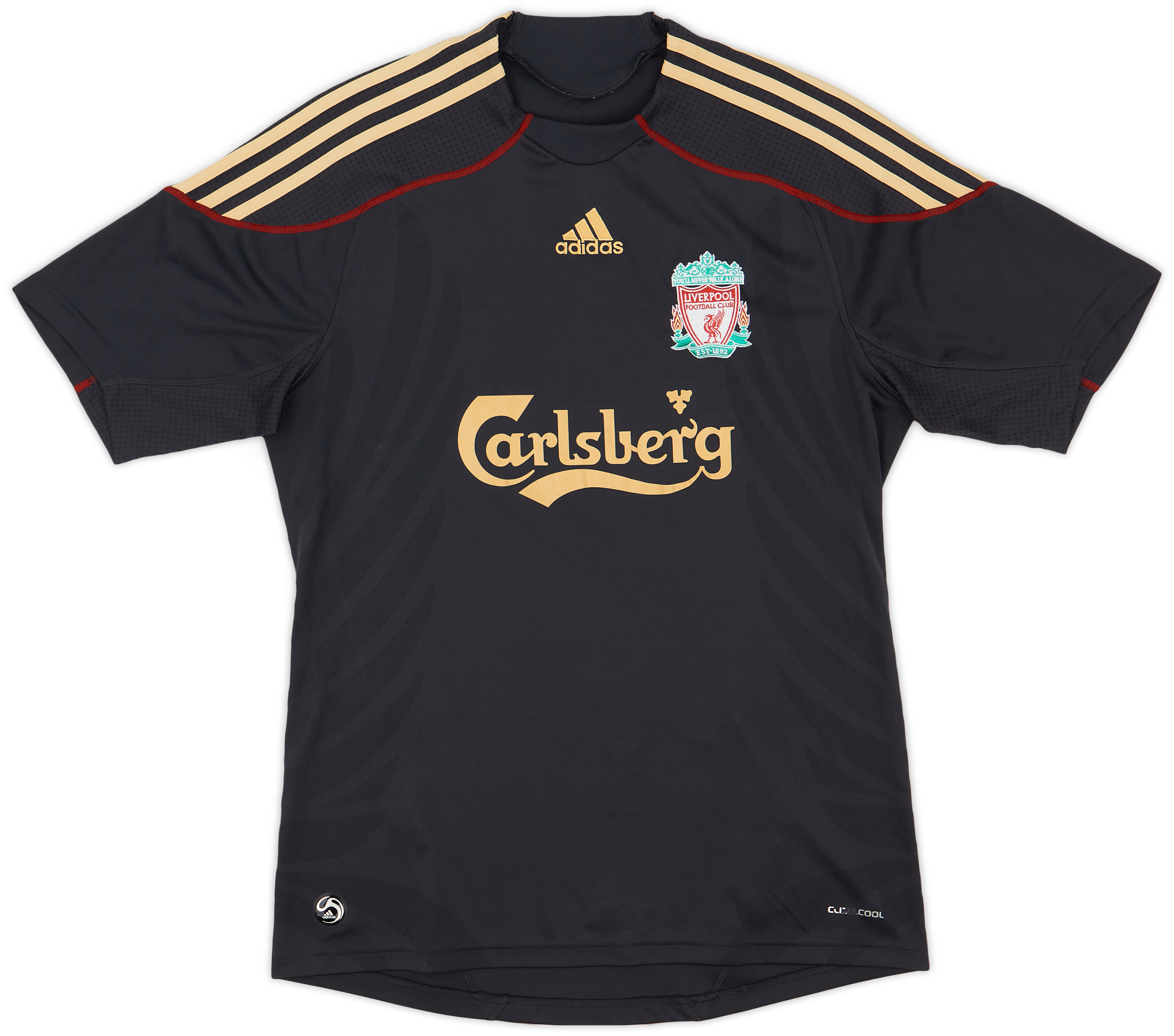 ≪超目玉★12月≫ Away Liverpool 2009-10 Shirt (M) - 7/10 - #9 Torres ウェア