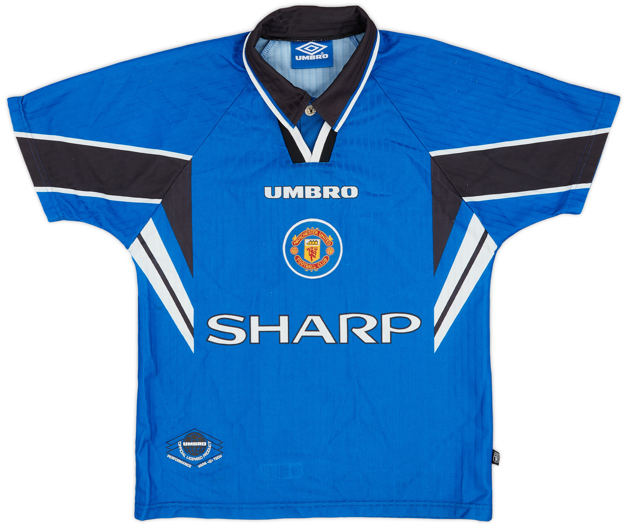 Vintage Manchester United Umbro Soccer Jersey 96/97 Away