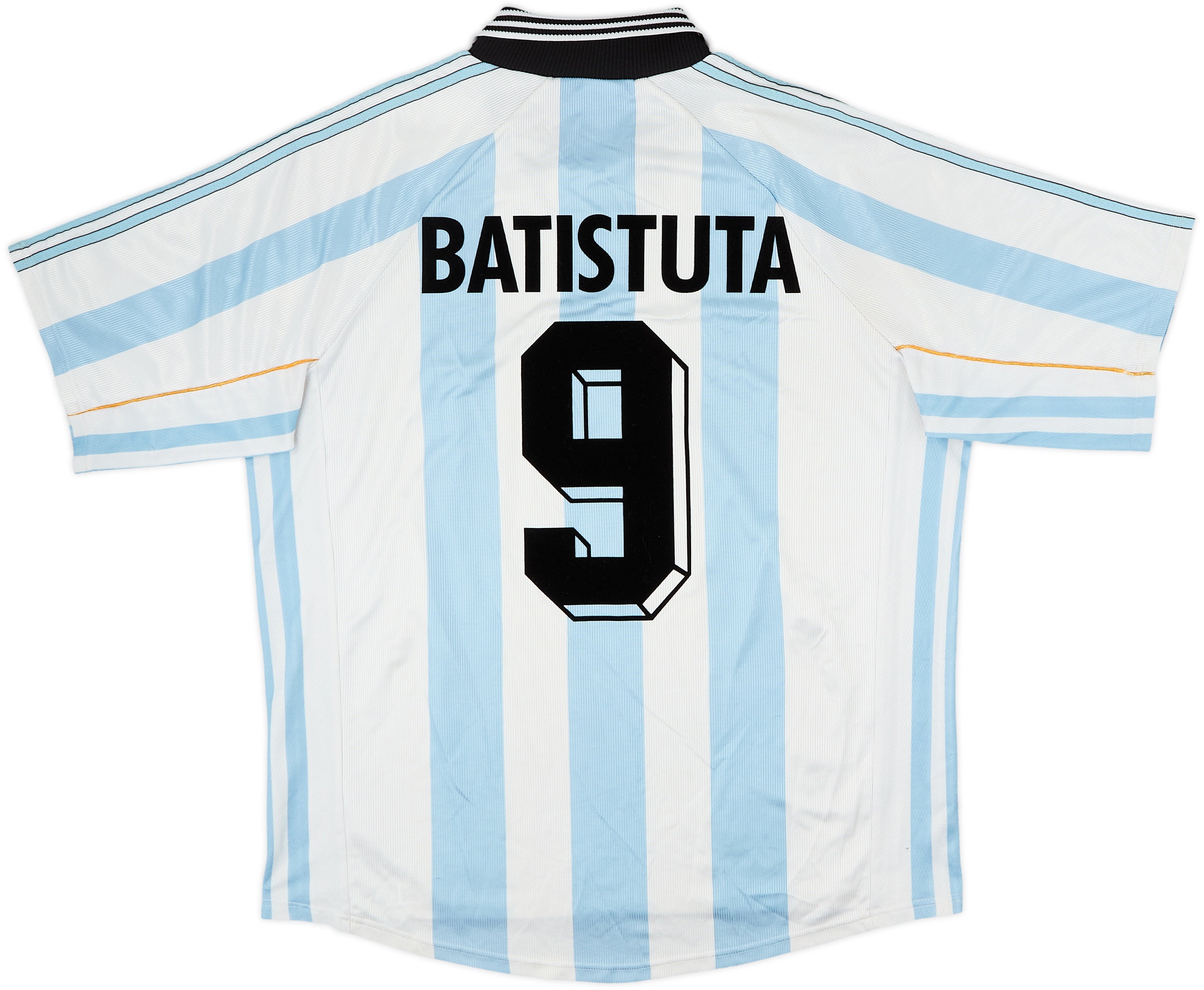 1998-99 Argentina Home Shirt Batistuta #9 - 7/10 - (XL)