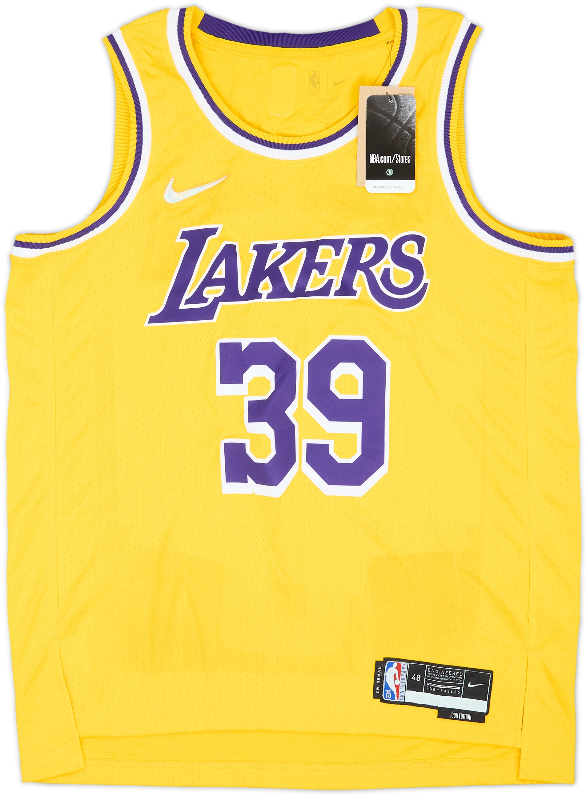 2021-22 LA Lakers Howard #39 Nike Swingman Away Jersey (L)