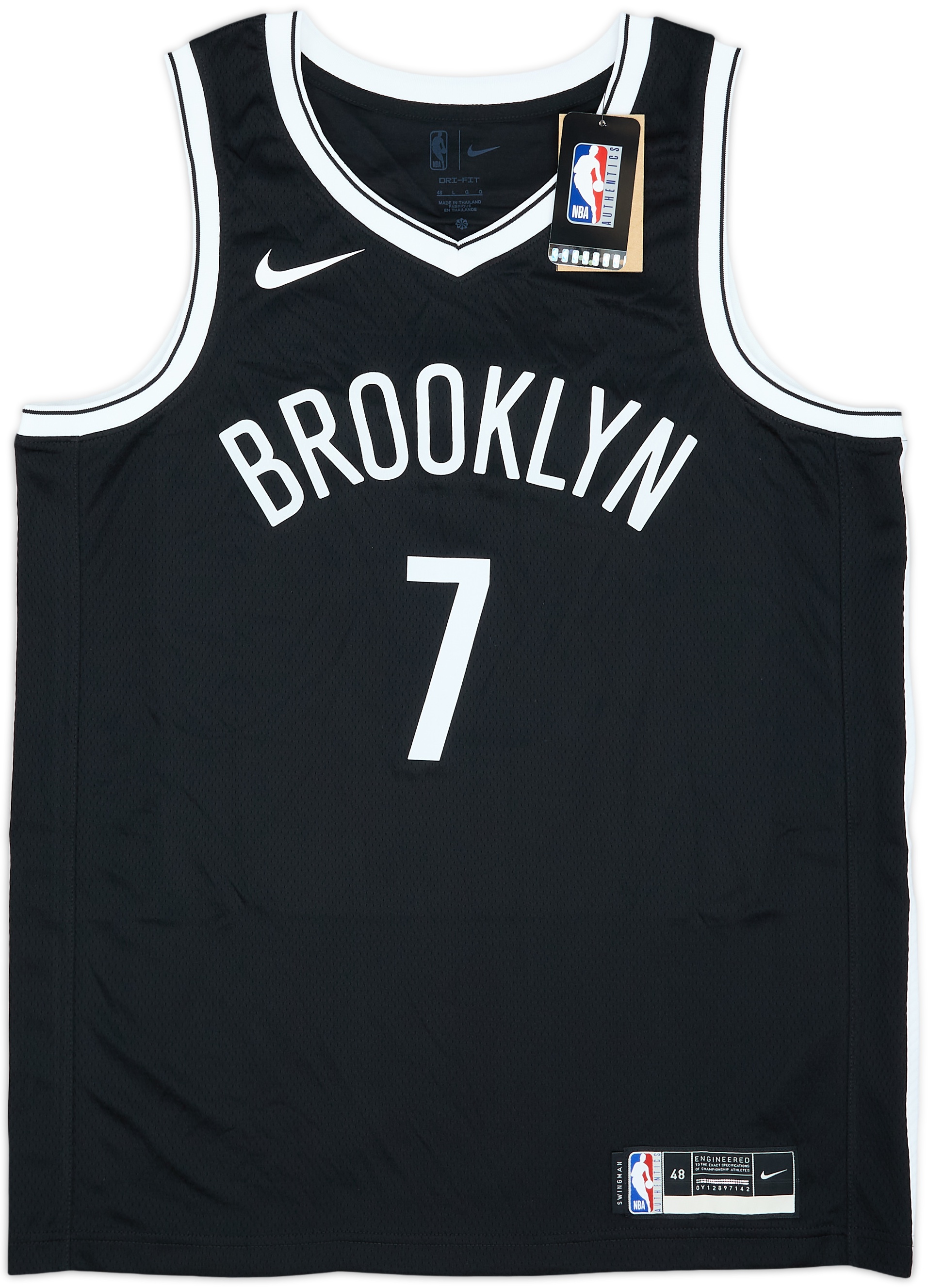 2019-23 Brooklyn Nets Durant #7 Nike Swingman Away Jersey (L)