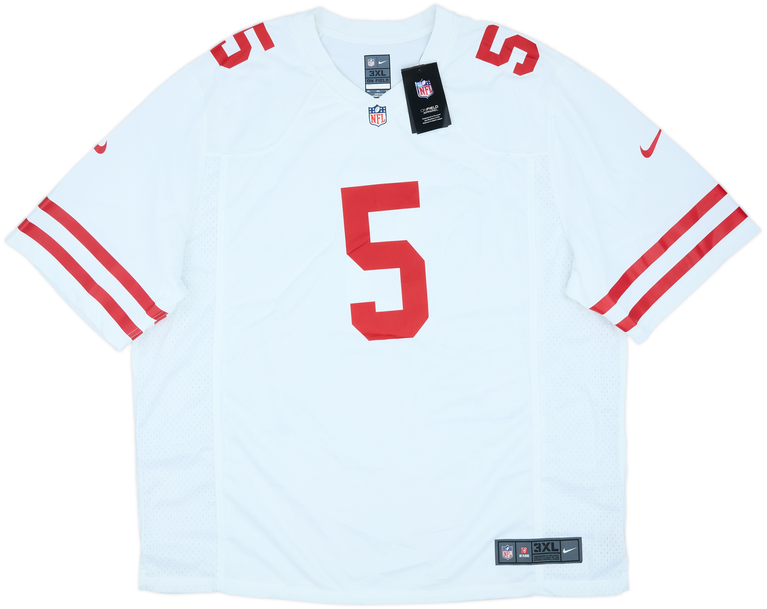 2021 San Francisco 49ers Lance #5 Nike Game Away Jersey (3XL)