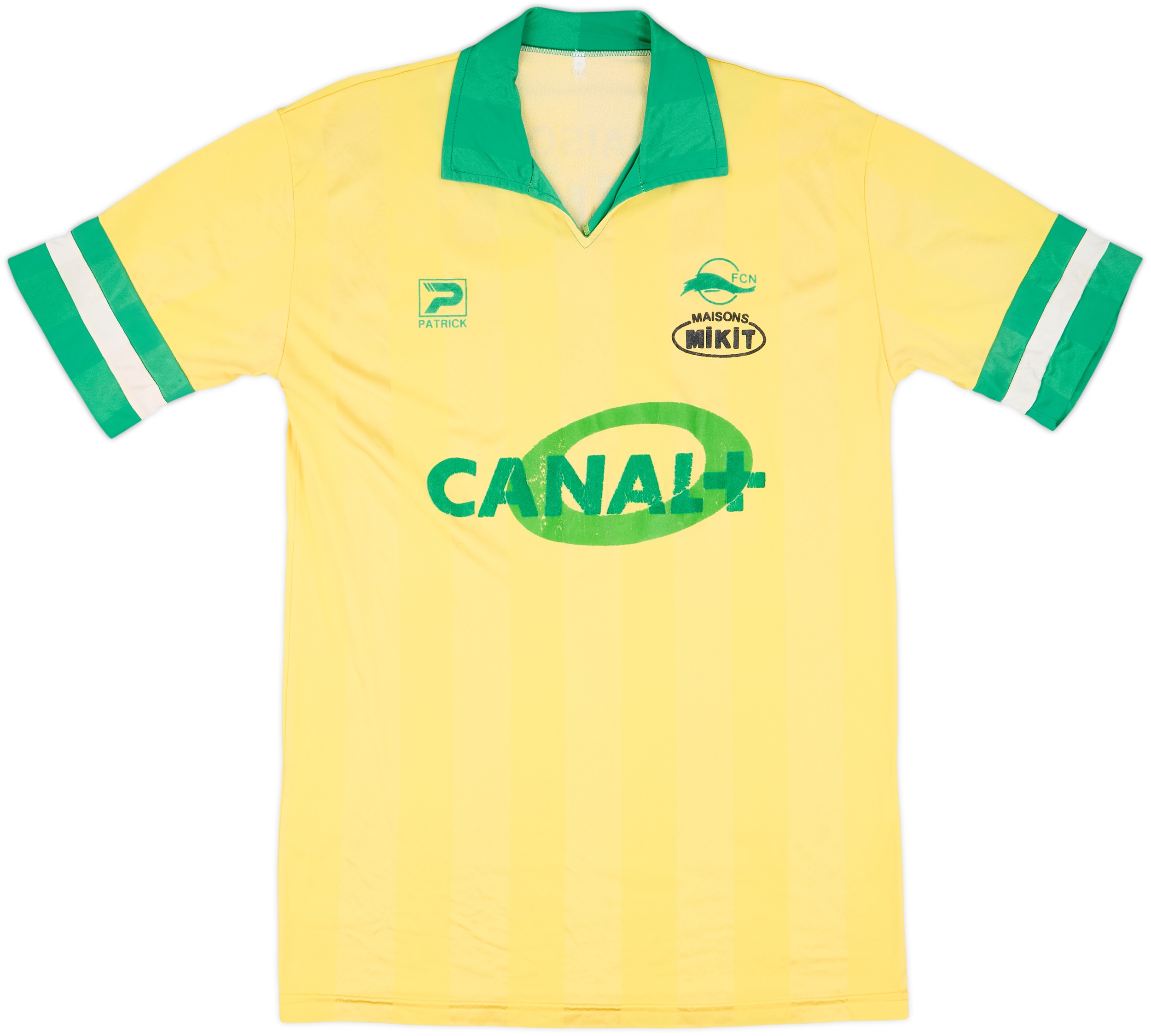 劇レア　ビンテージ　バンリー　1988-1989 ユニフォーム 1988-89 Nantes Home Shirt - 7/10 - (XL)