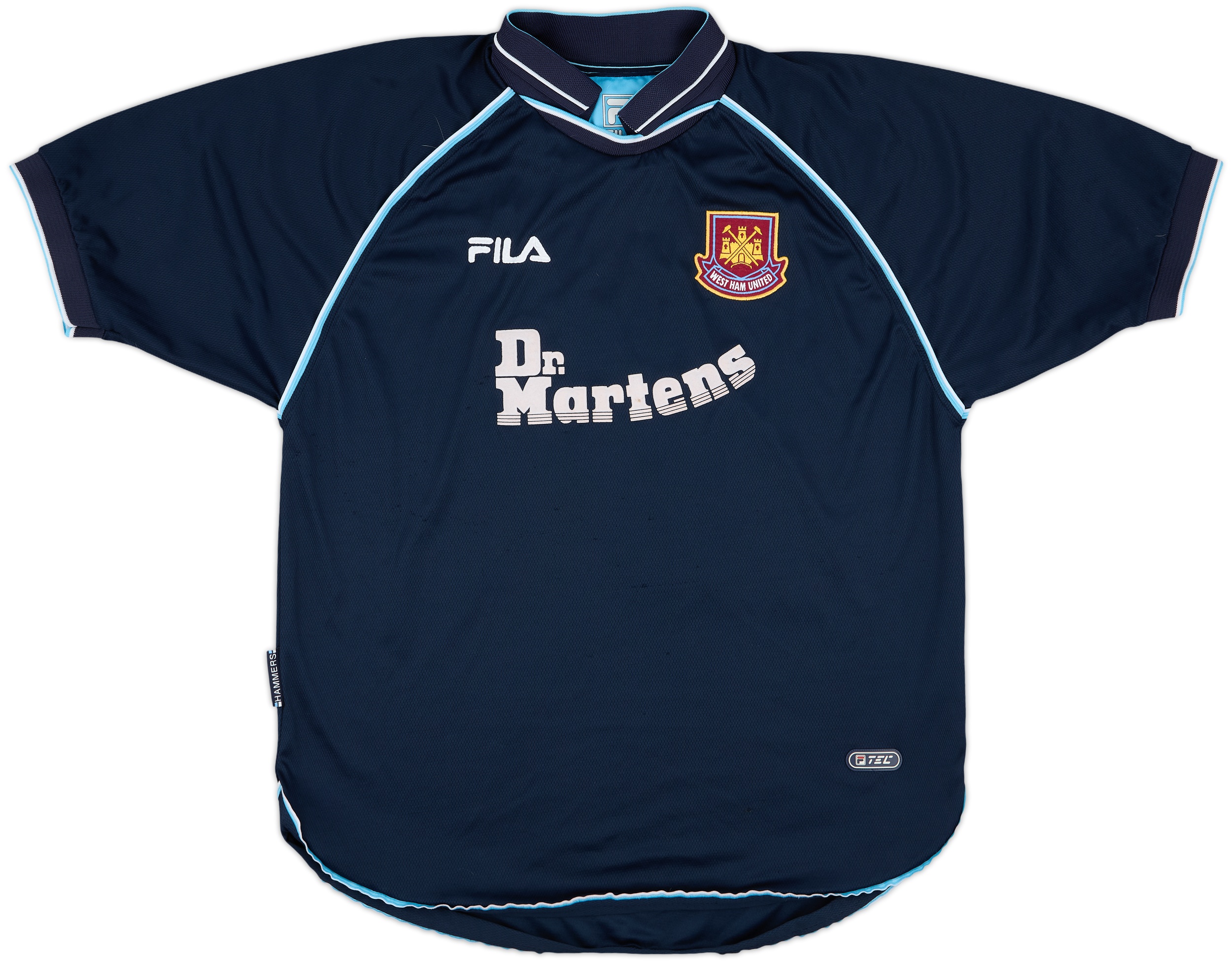 FILA West Ham United DI CANIO 10 シャツ WEST HAM UNITED DI CANIO 1999/2001 FOOTBALL SHIRT JERSEY