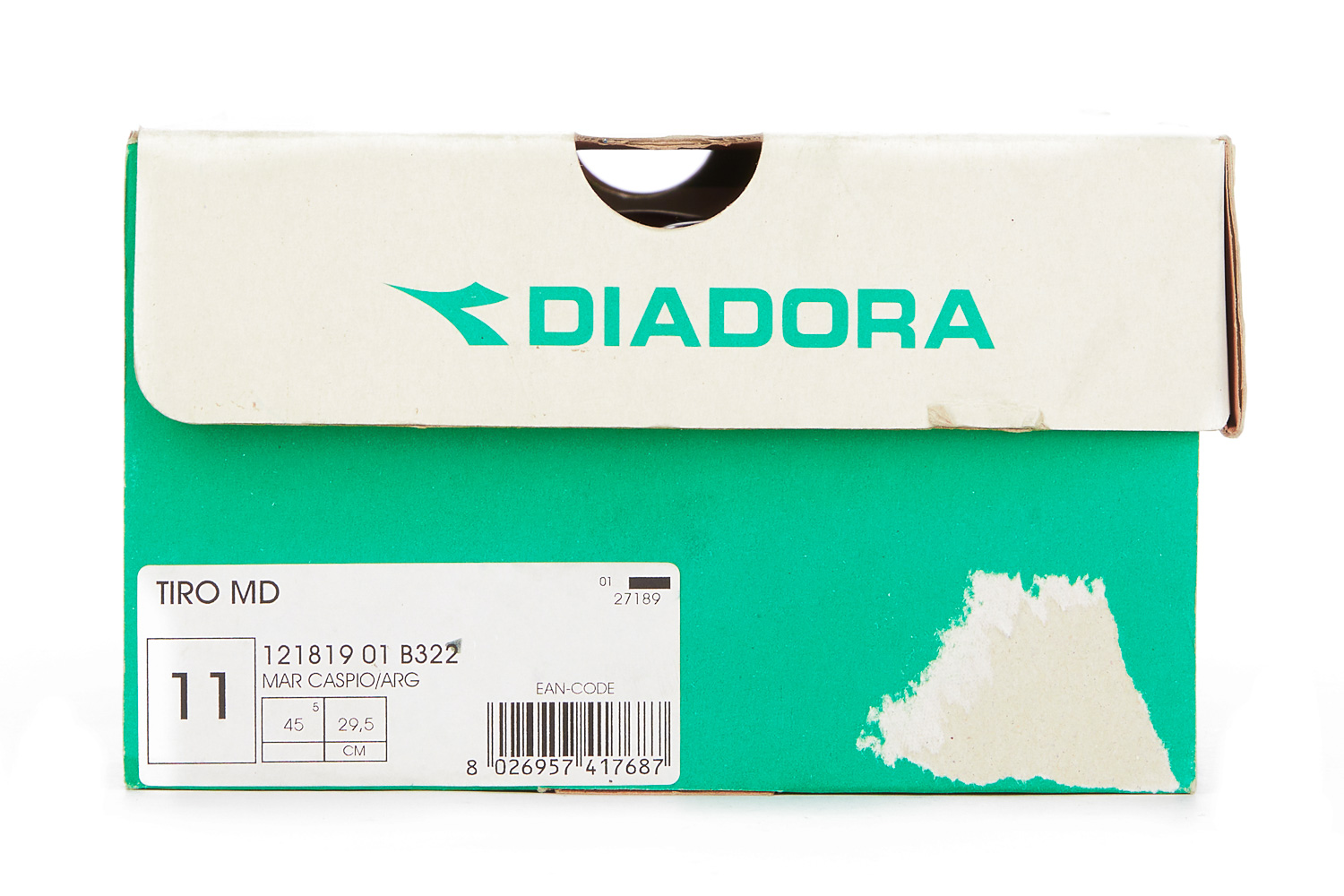 2001 Diadora Tiro MD Football Boots In Box FG 12