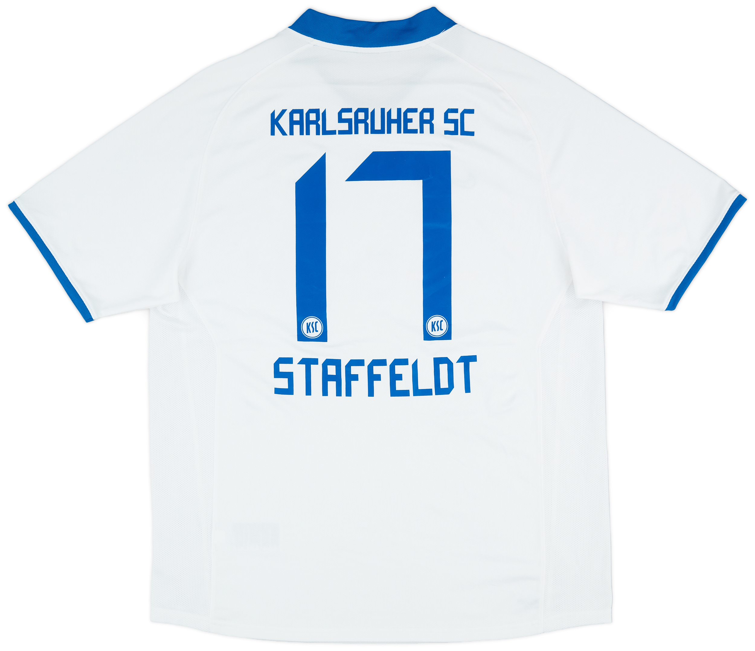2009-10 Karlsruhe Away Shirt Staffeldt #17 - 8/10 - (XL)