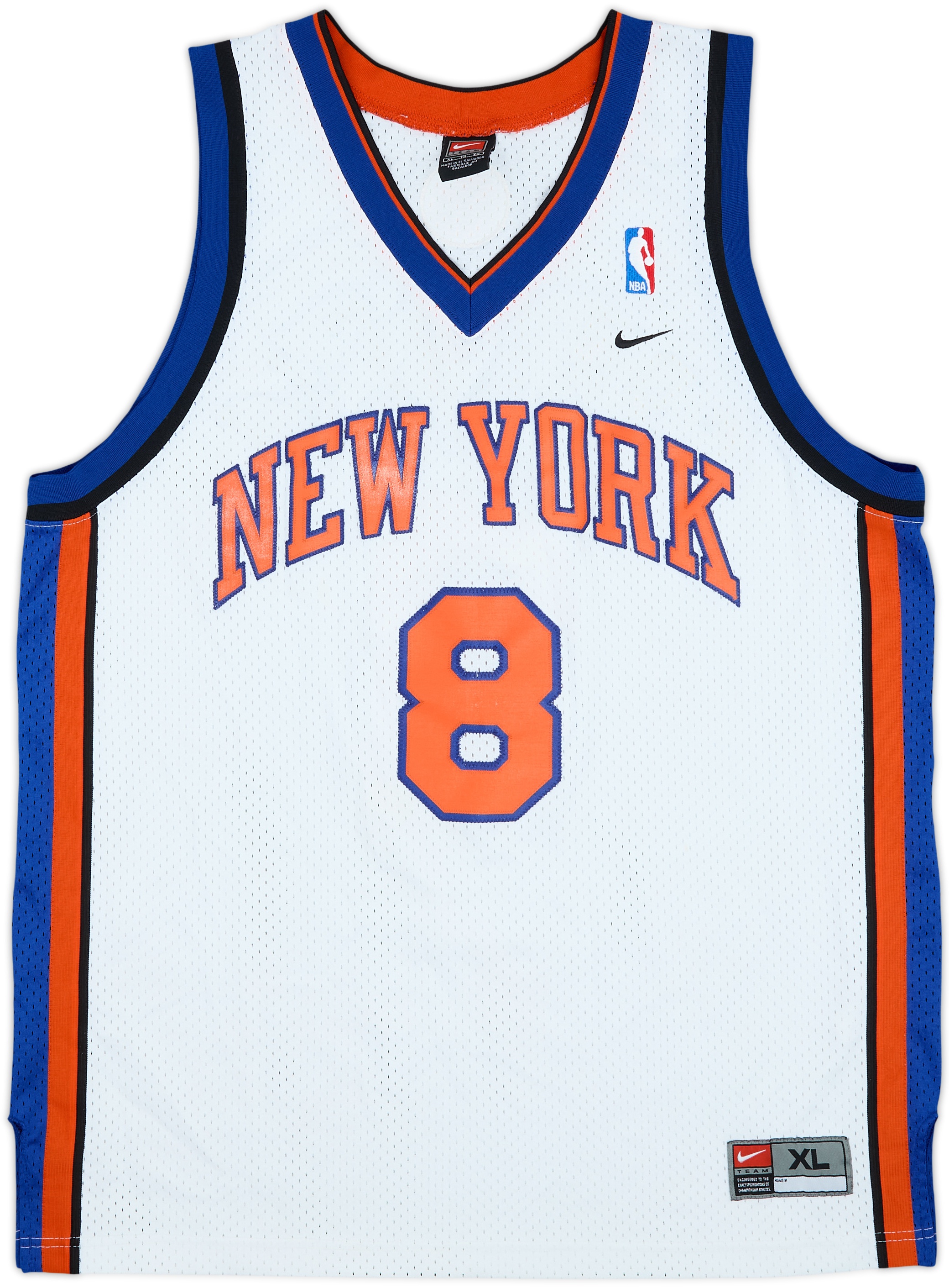 NBA NEW YORK KNICKS 8 SPREWELL ユニフォーム 2000-01 New York Knicks Sprewell #8 Nike Swingman Home Jersey - 6