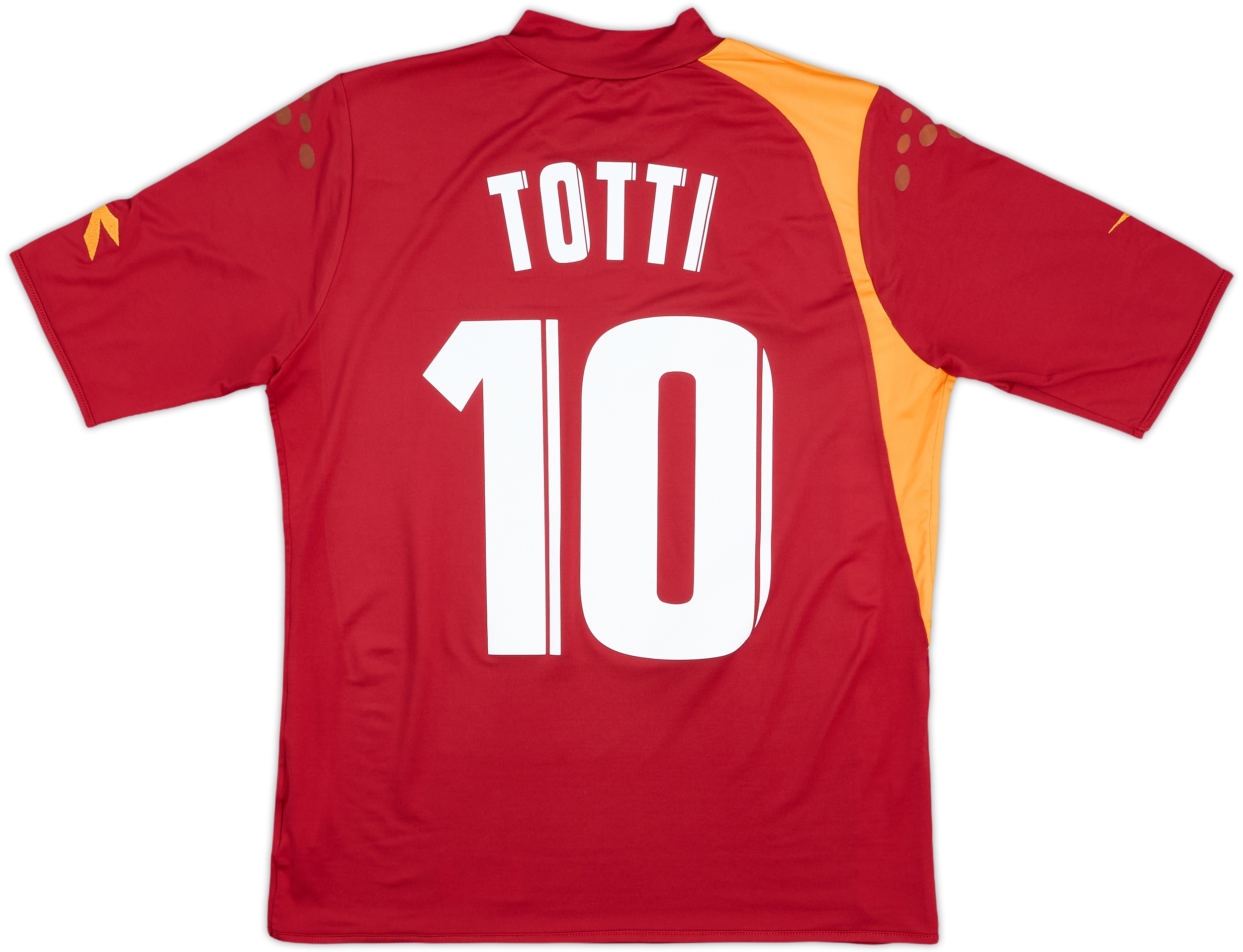 ウェア 04-05 ROMA TOTTI #10 2005-06 Roma Home Shirt Totti #10 - 8/10 - (M)
