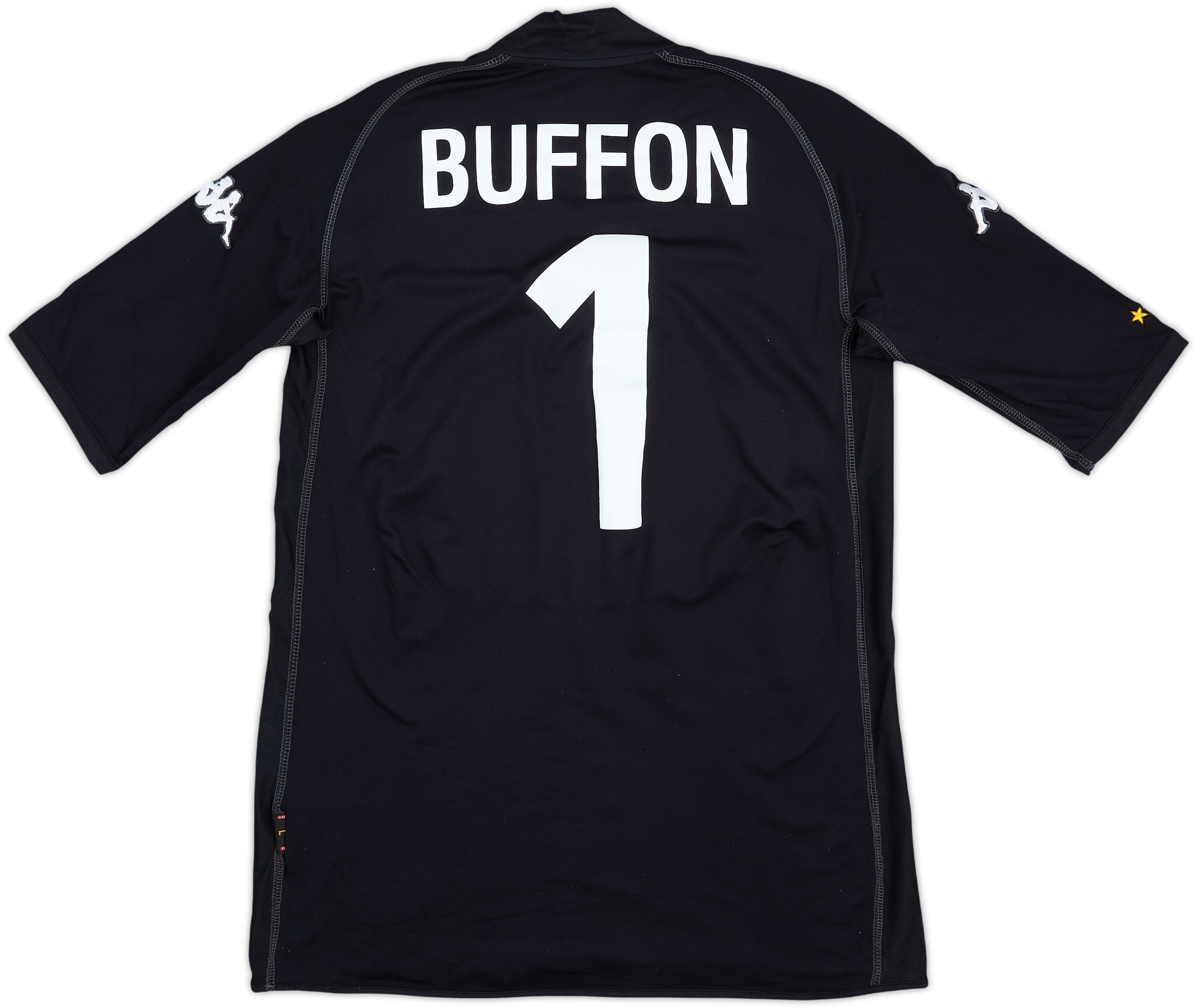 2002 Italy GK S/S Shirt Buffon #1 - 10/10 - (L)