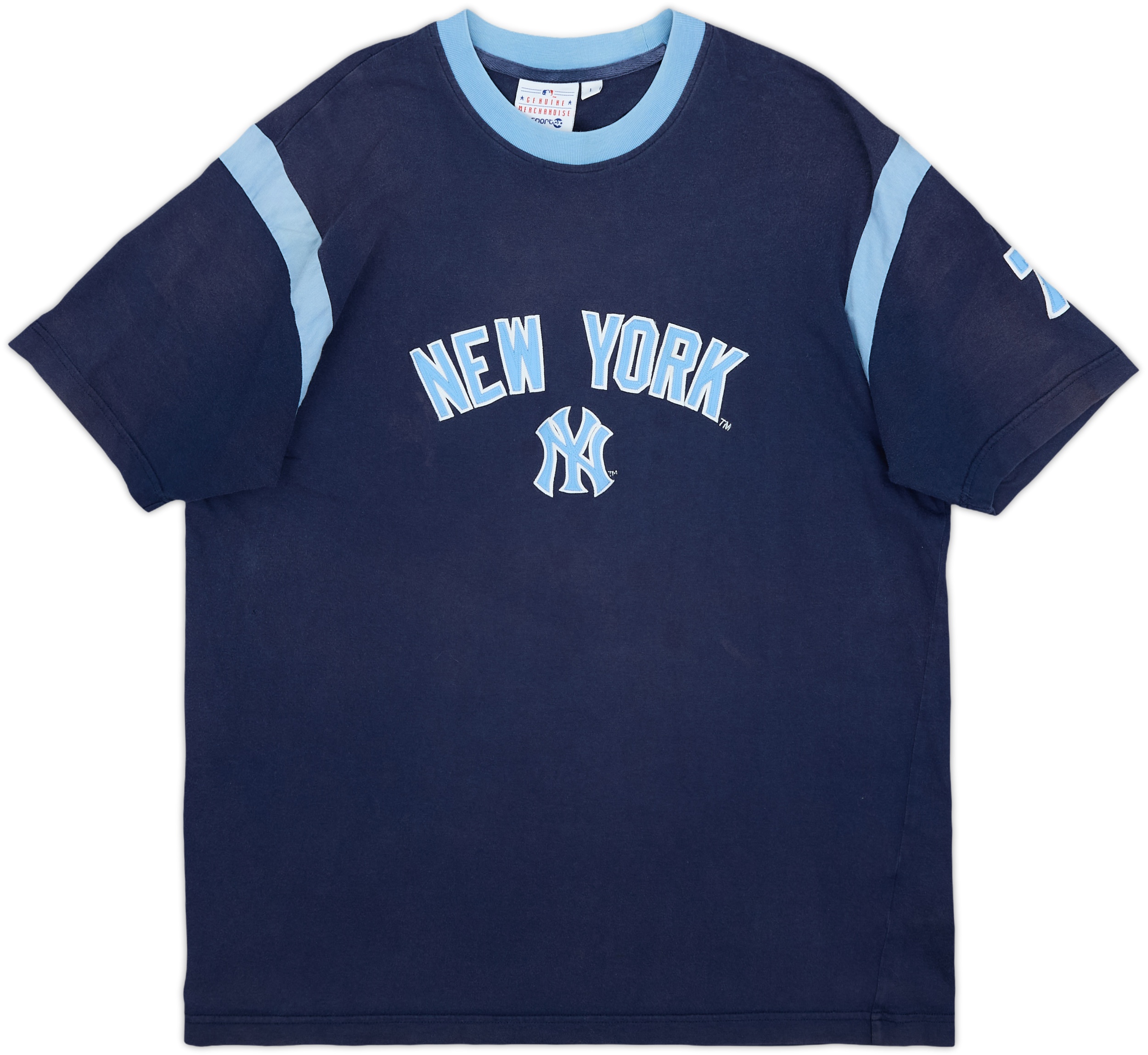 ウェア 00s newyork yankees stadium jumper 2XL 2000s New York Yankees MLB Tee - 5/10 - (L)