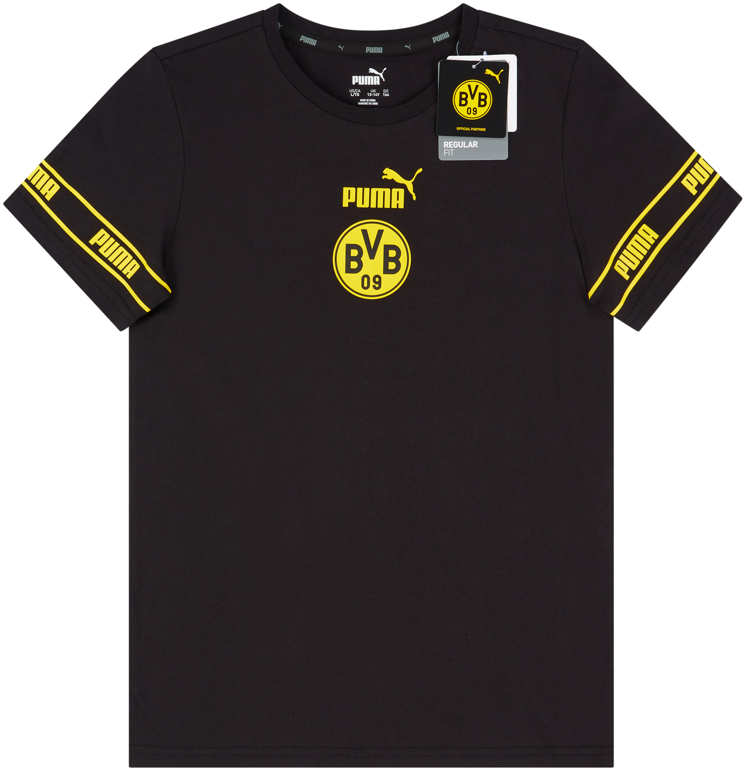 2020 21 Borussia Dortmund Puma Culture Fan Tee KIDS