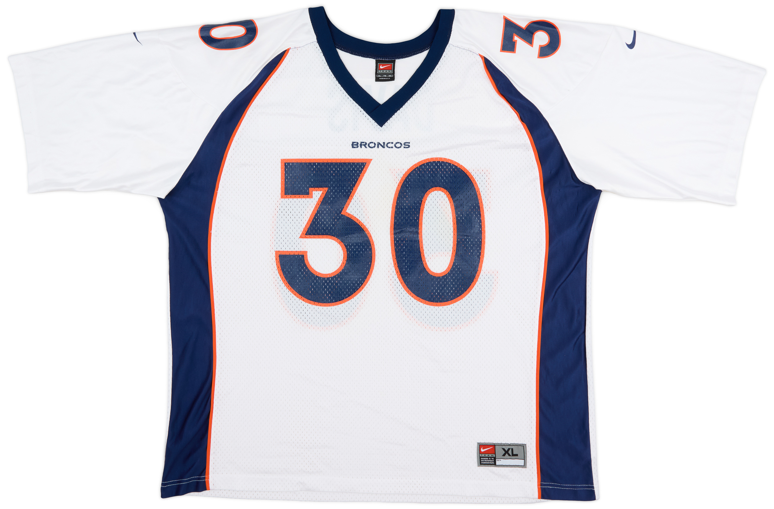 1997-00 Denver Broncos Davis #30 Nike Away Jersey (Excellent) XL