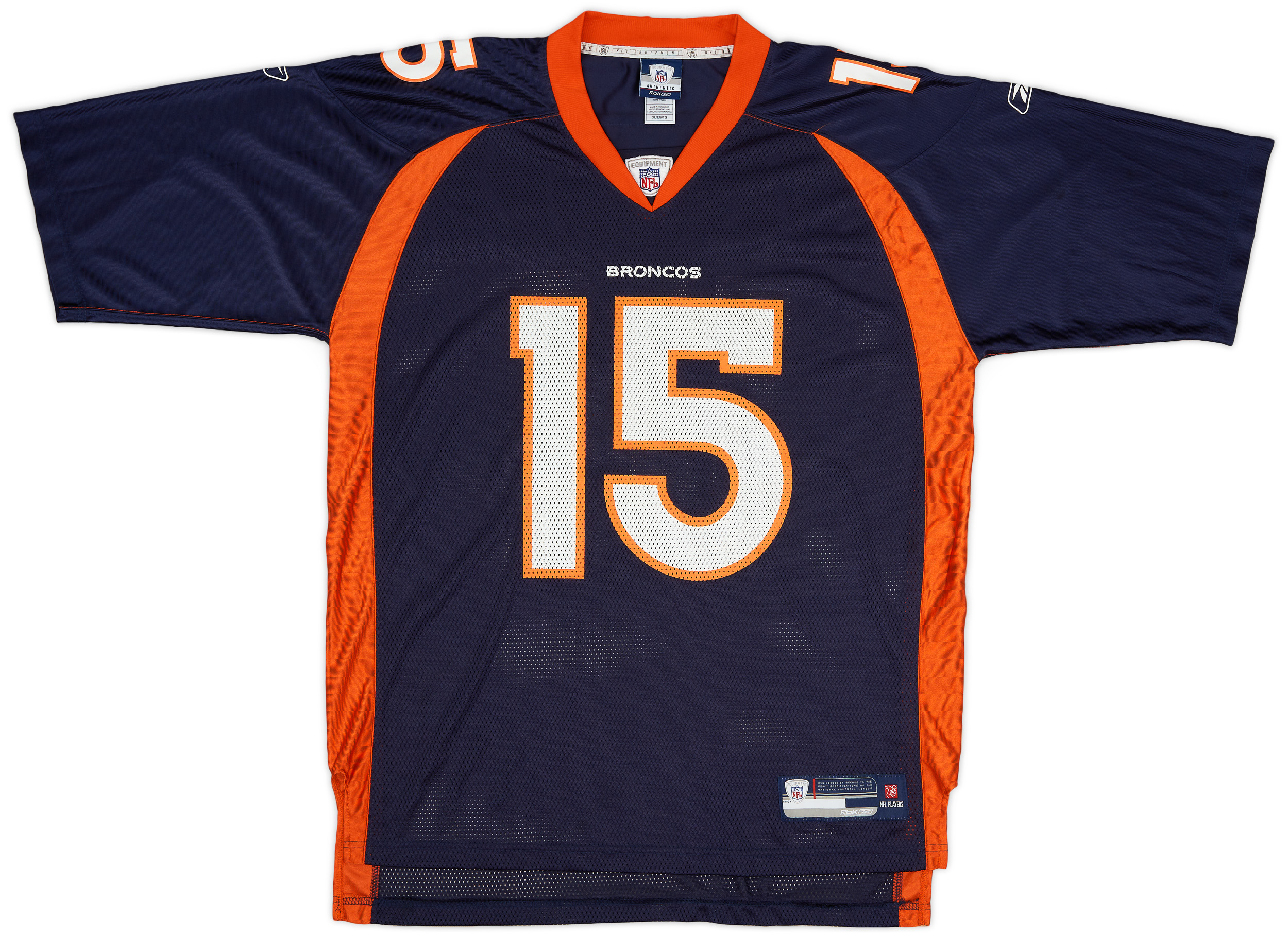 201011 Denver Broncos Tebow 15 Reebok On Field Home Jersey (Excellent) XL