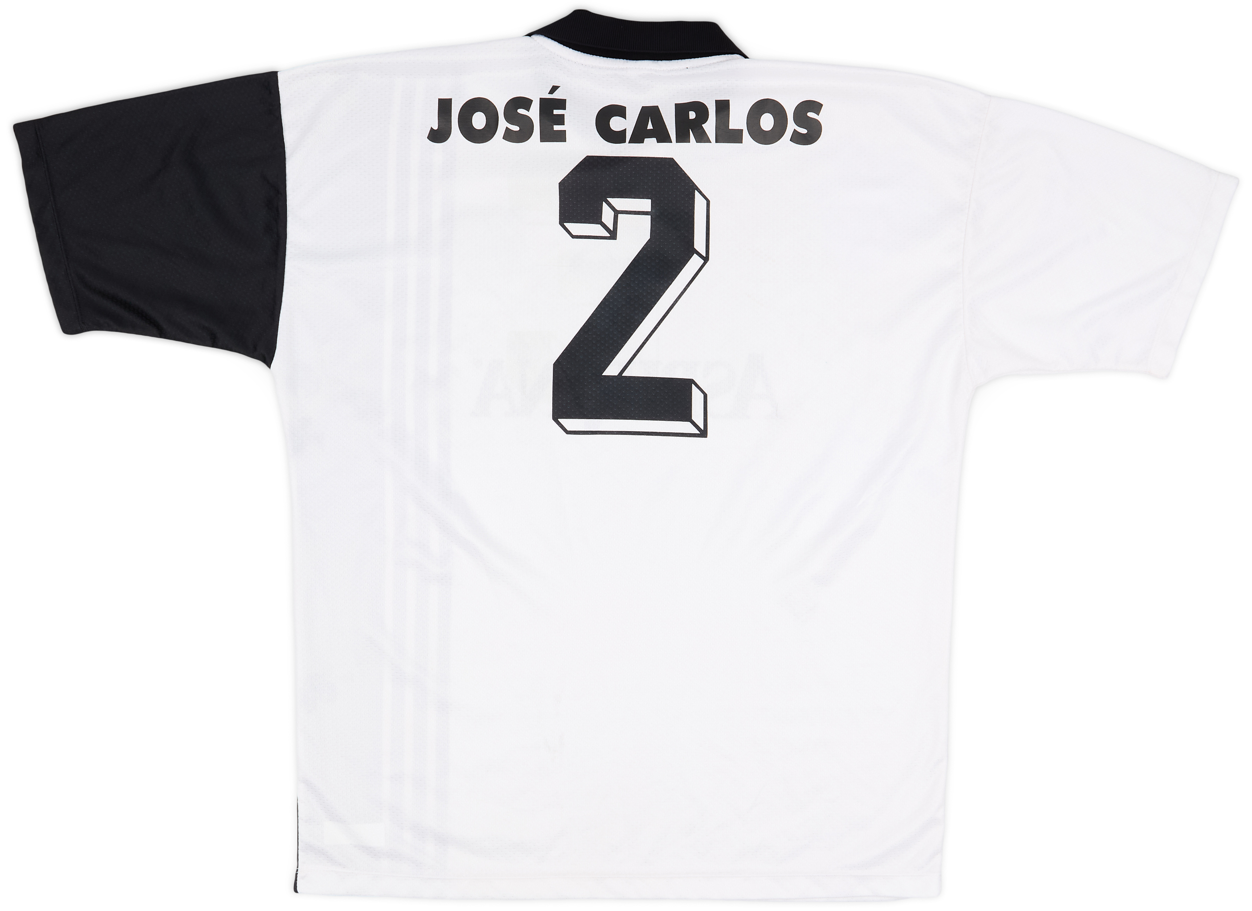 1996-97 Vitoria Guimaraes Match Worn UEFA Cup Home Shirt Jose Carlos #2