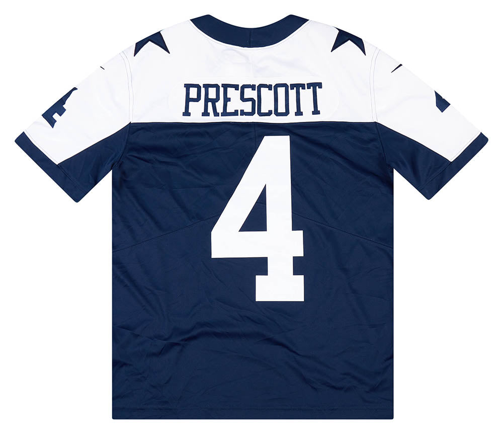 2016-20 Dallas Cowboys Prescott #4 Nike Limited Jersey (Alternate) L