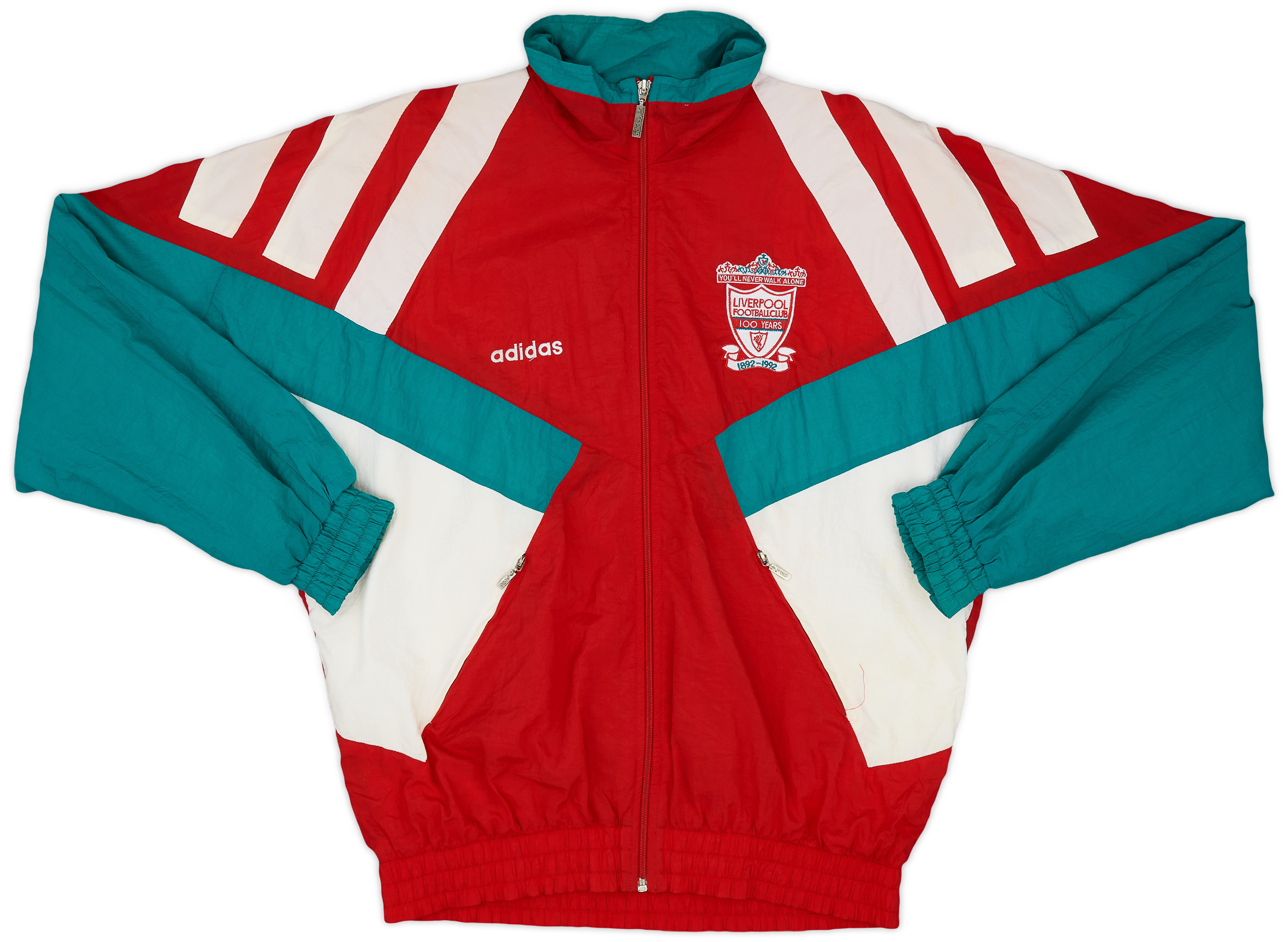 ウェア adidas liverpool 1992-93 Liverpool adidas Centenary Tracksuit - 7/10 - (L)