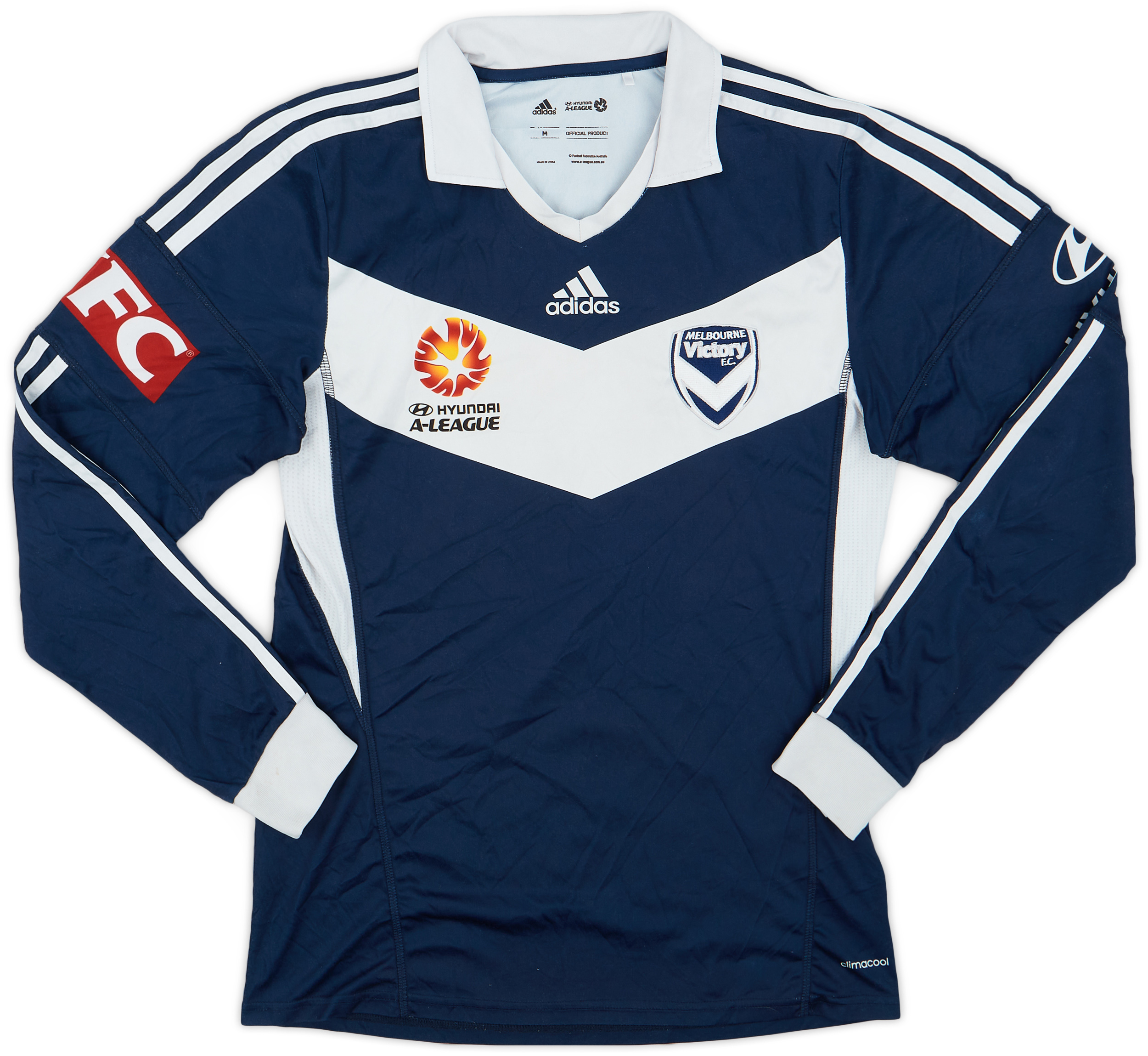 2014-15 Melbourne Victory Home L/S Shirt - 6/10 - (M)