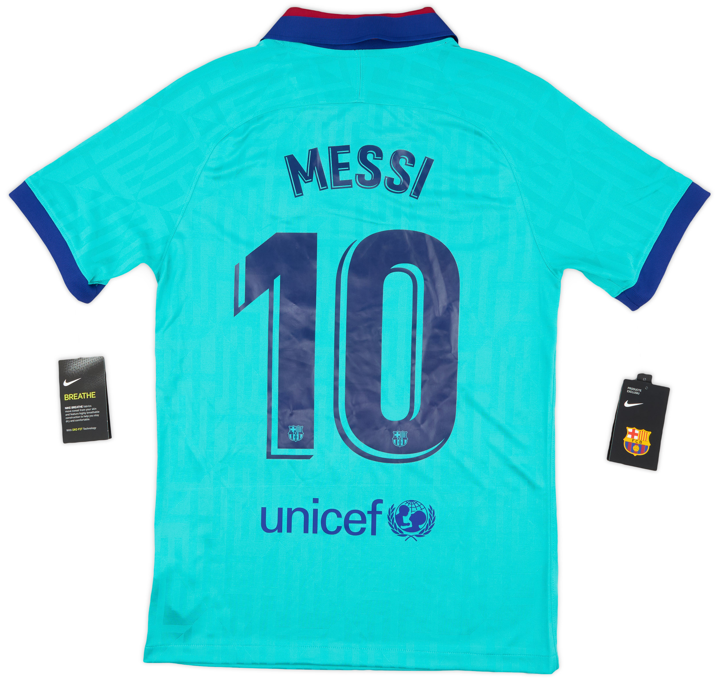 2019 20 Barcelona Third Shirt Messi 10 S