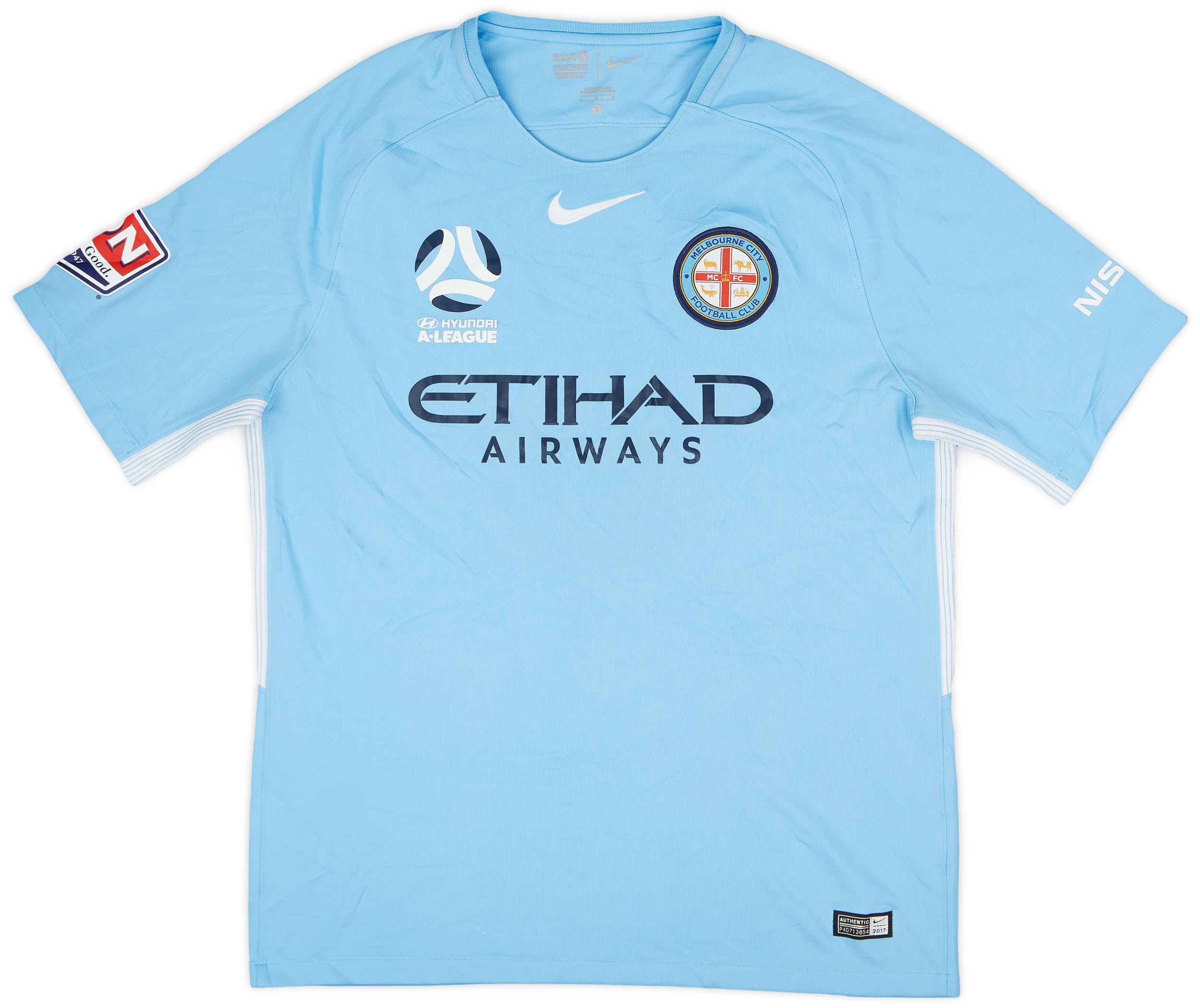 2017-18 Melbourne City Home Shirt - 8/10 - (L)