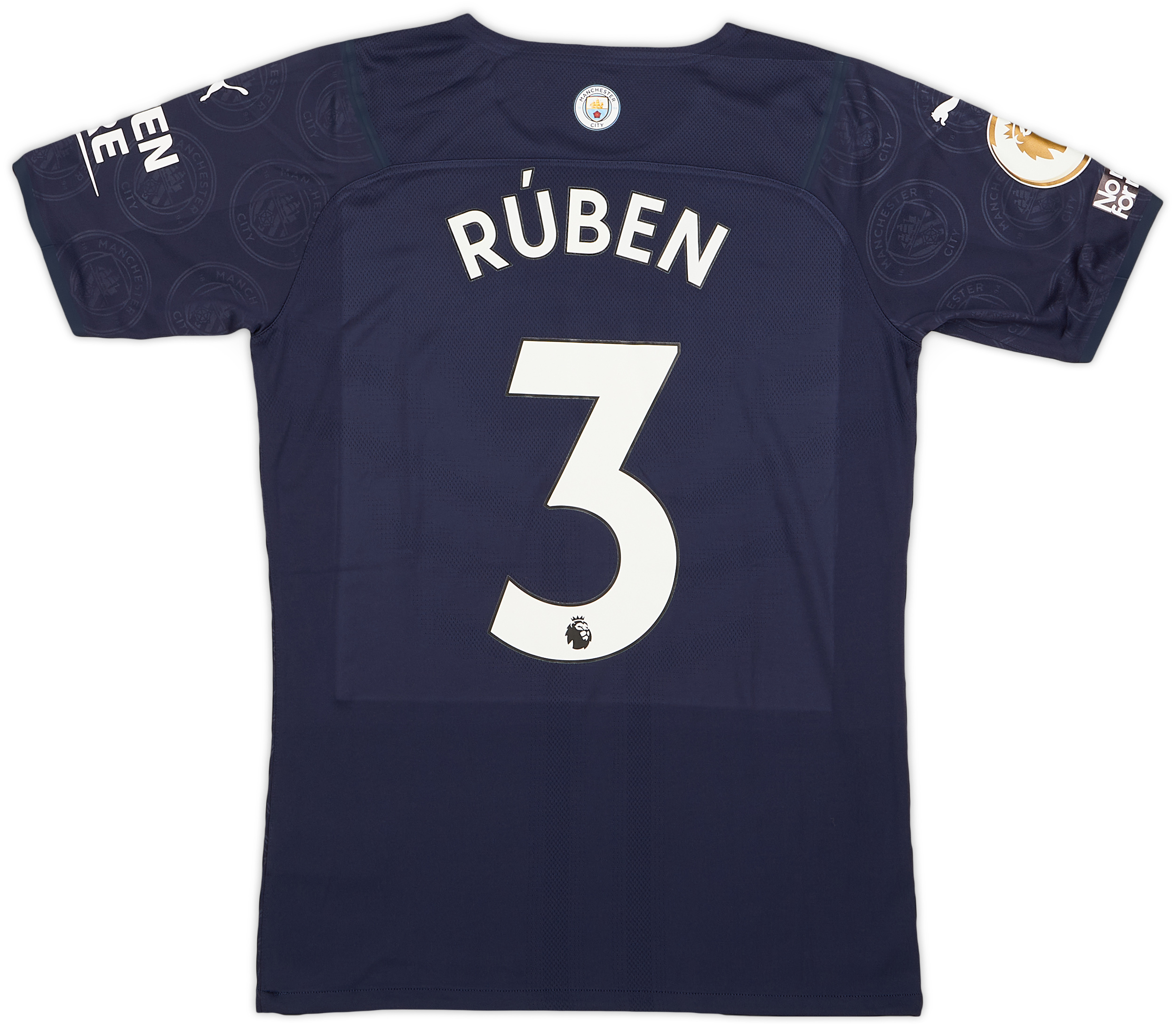 2021-22 Manchester City Match Issue Third Shirt Ruben #3