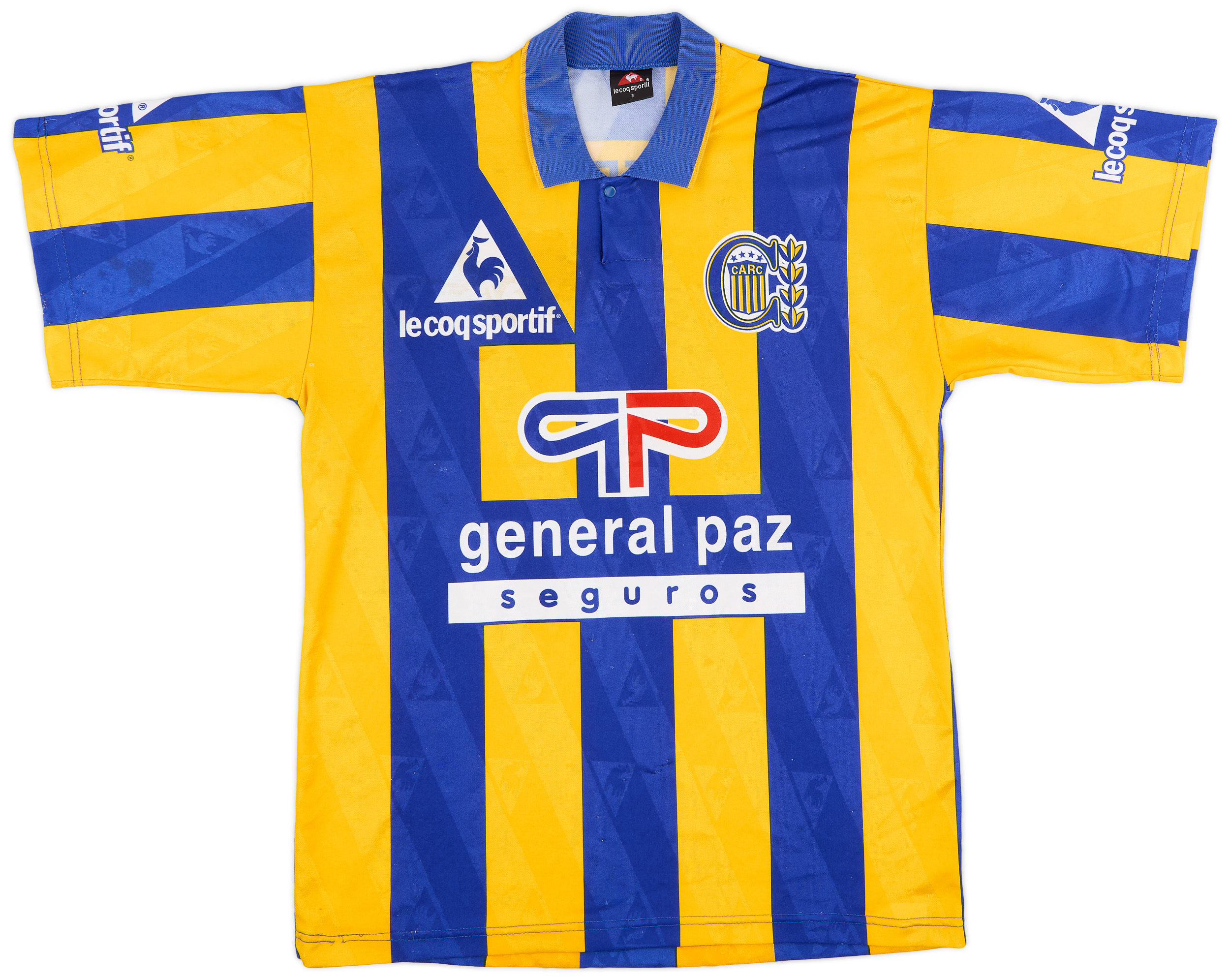 1996-98 Rosario Central Home Shirt - 8/10 - (L)