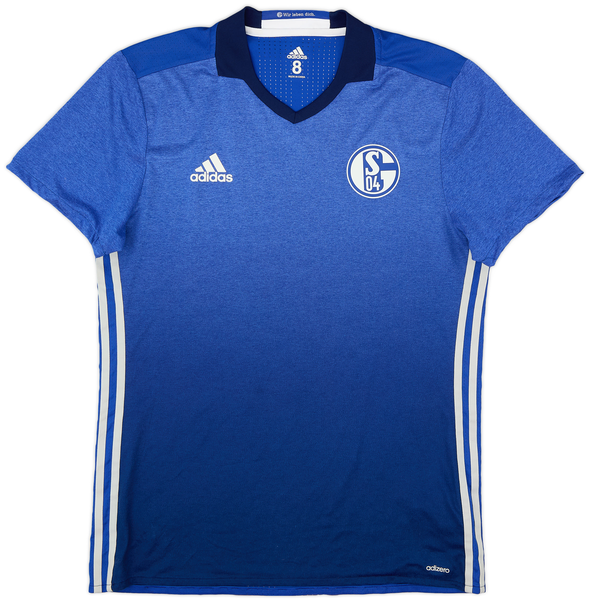 2016-18 Schalke Player Issue Home Shirt - 9/10 - (L) 2016-18 Schalke Player Issue Home Shirt - 9/10 - (L)