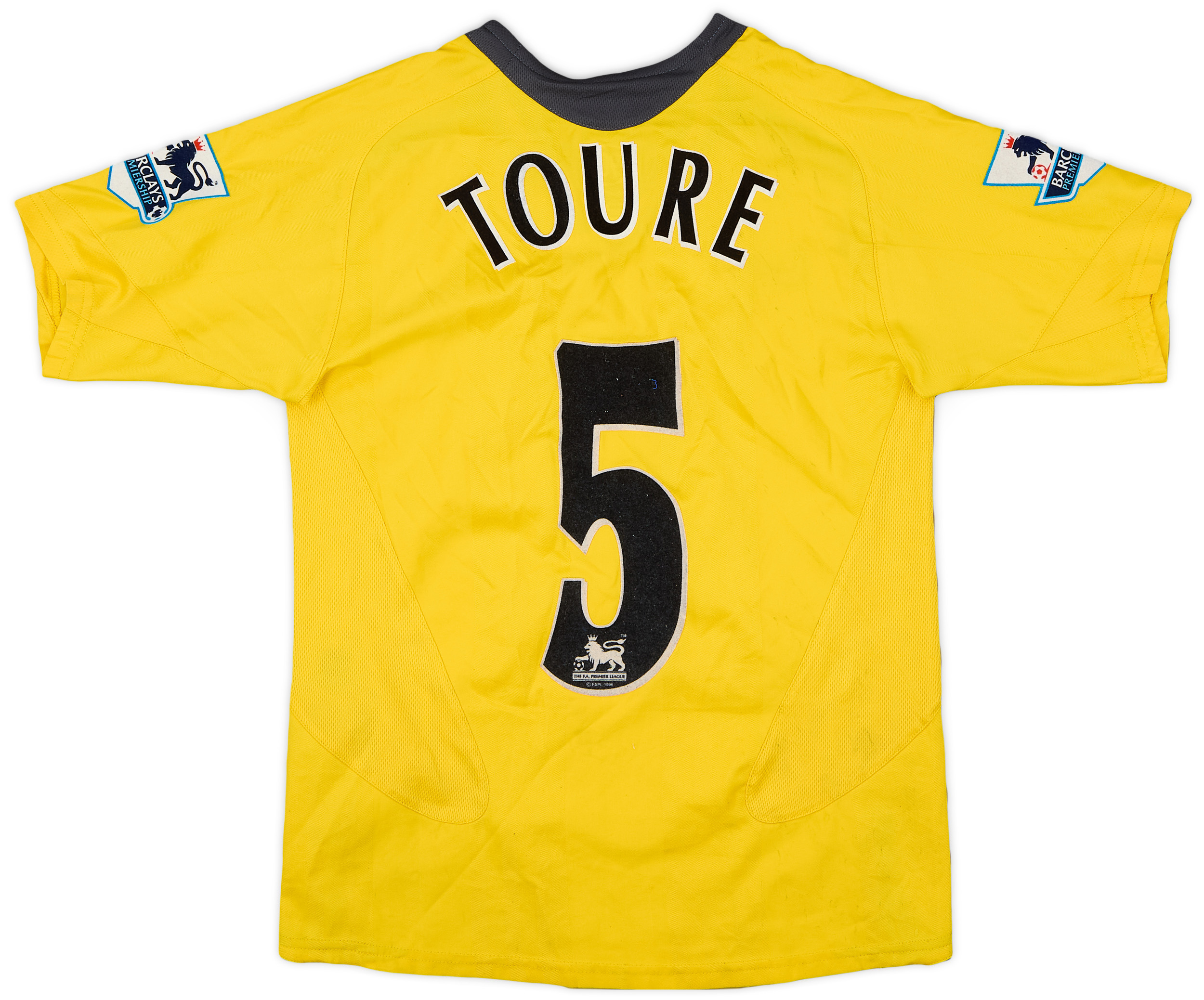 2006-07 Arsenal Away Shirt Toure #5 - 6/10 - (M.Boys)