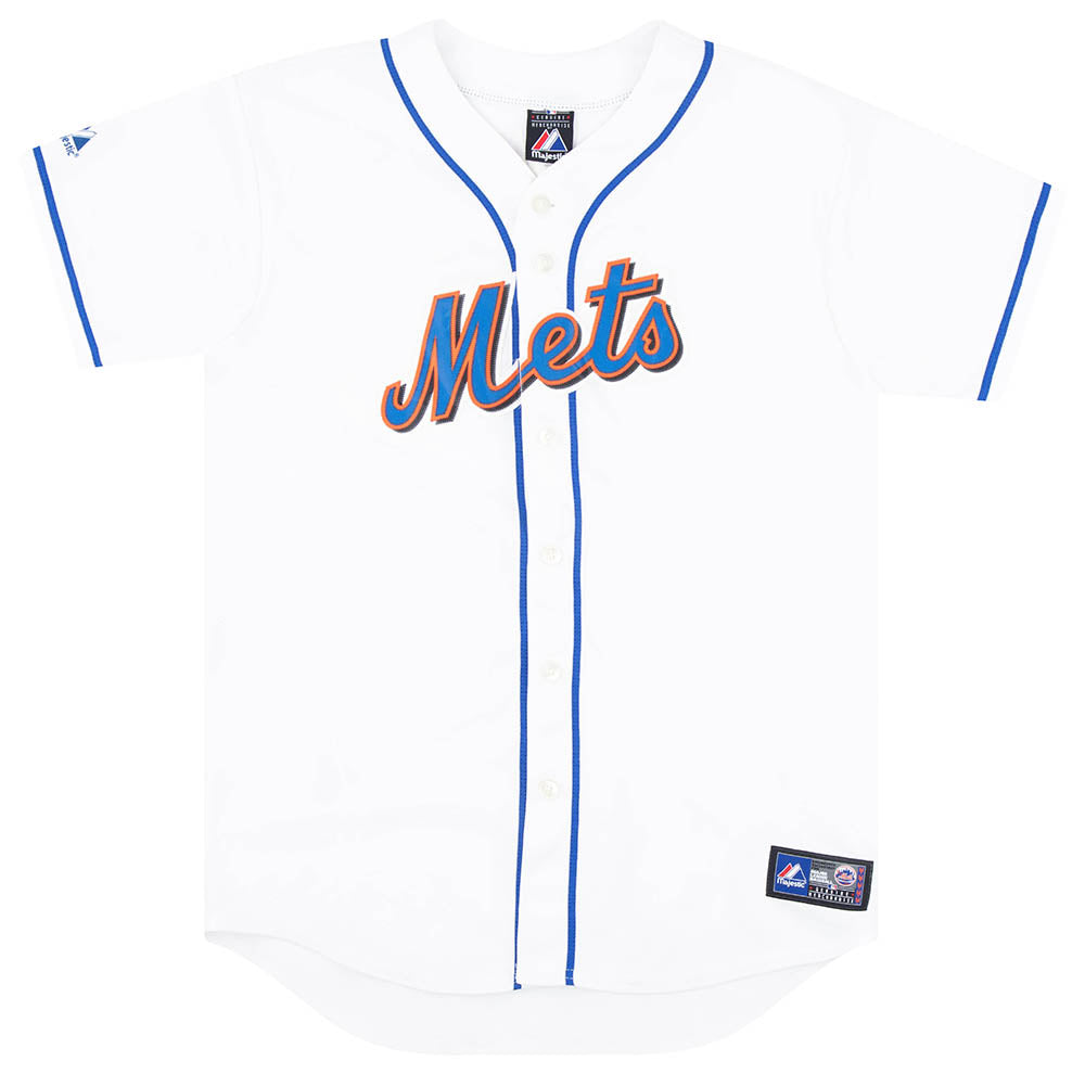 2012 New York Mets Santana 57 Majestic Jersey Home Y