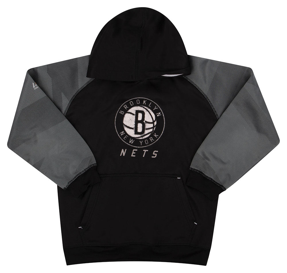2012-17 Brooklyn Nets Majestic Hooded Sweat Top Y