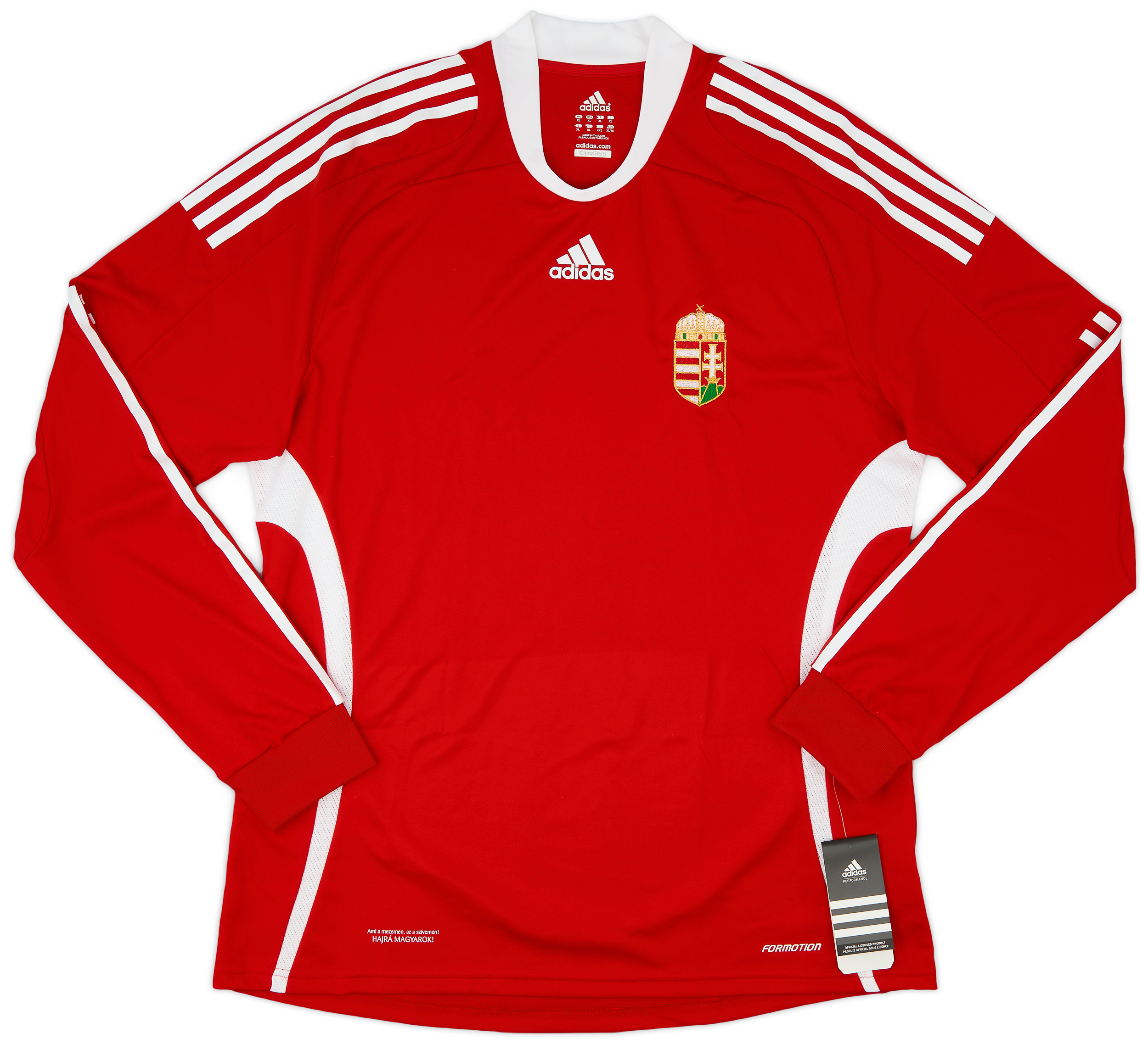 2008-09 Hungary Authentic Home L/S Shirt (XL)